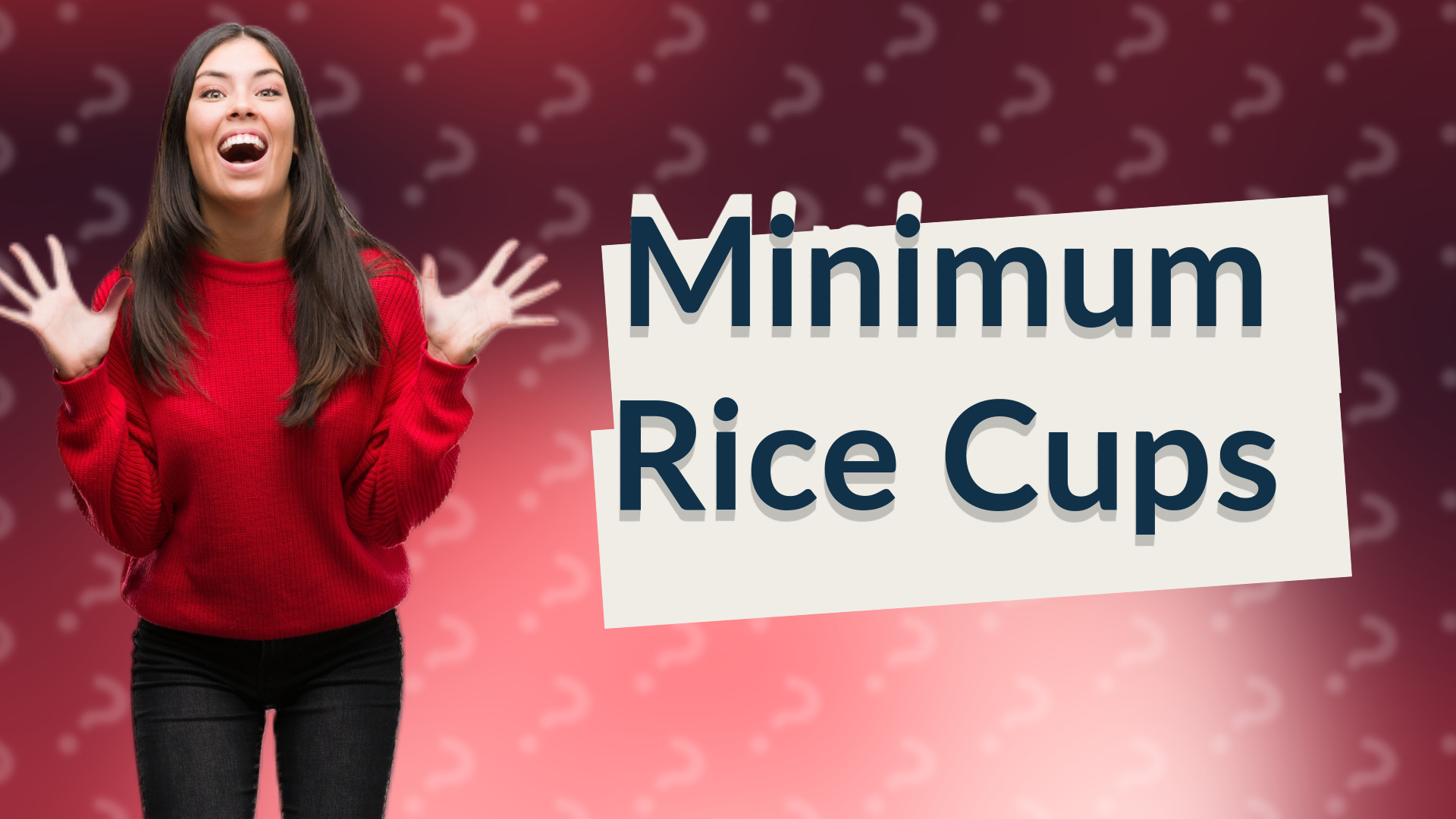 Minimum Rice Cups