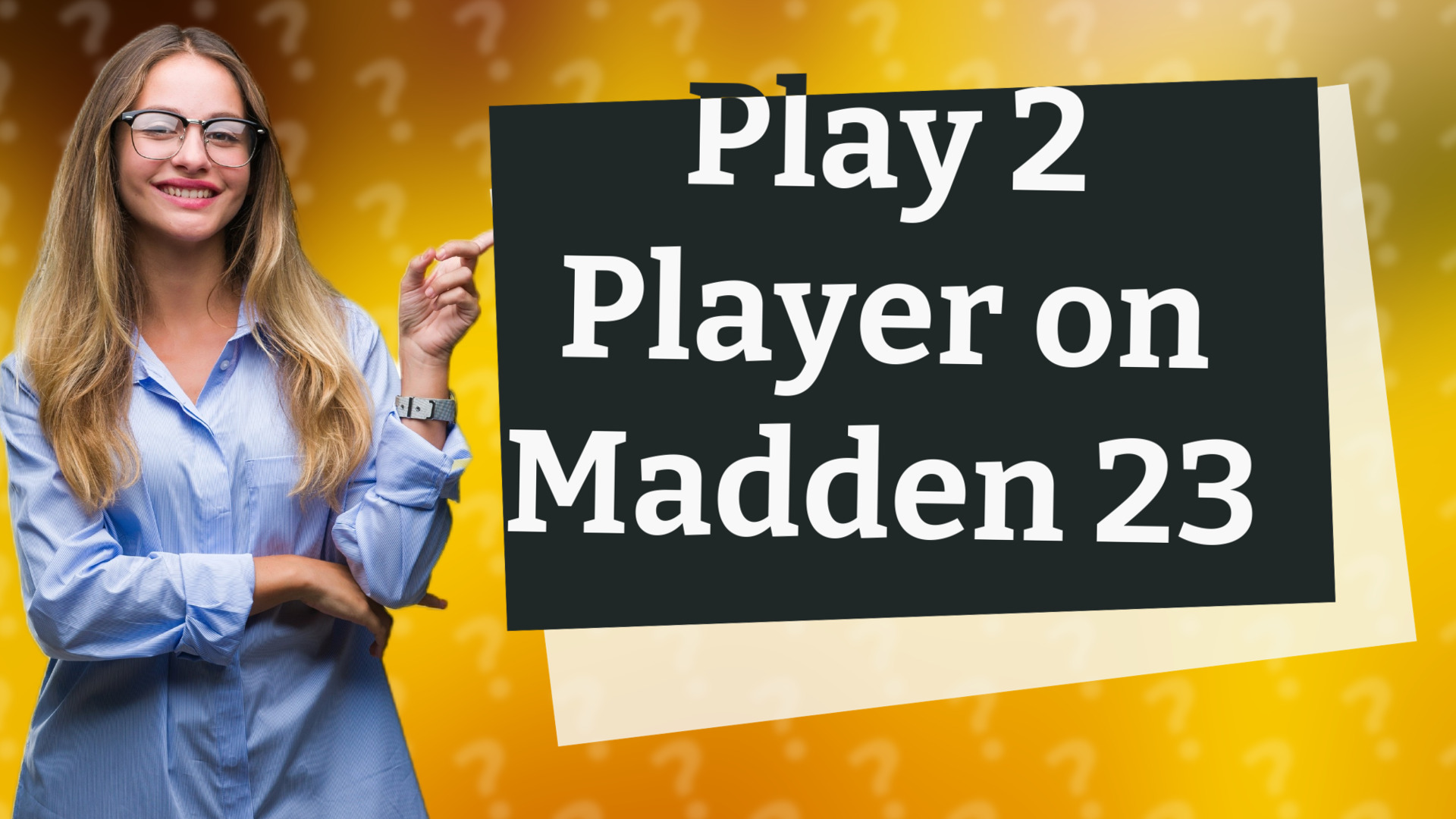 Play 2 Player on Madden 23