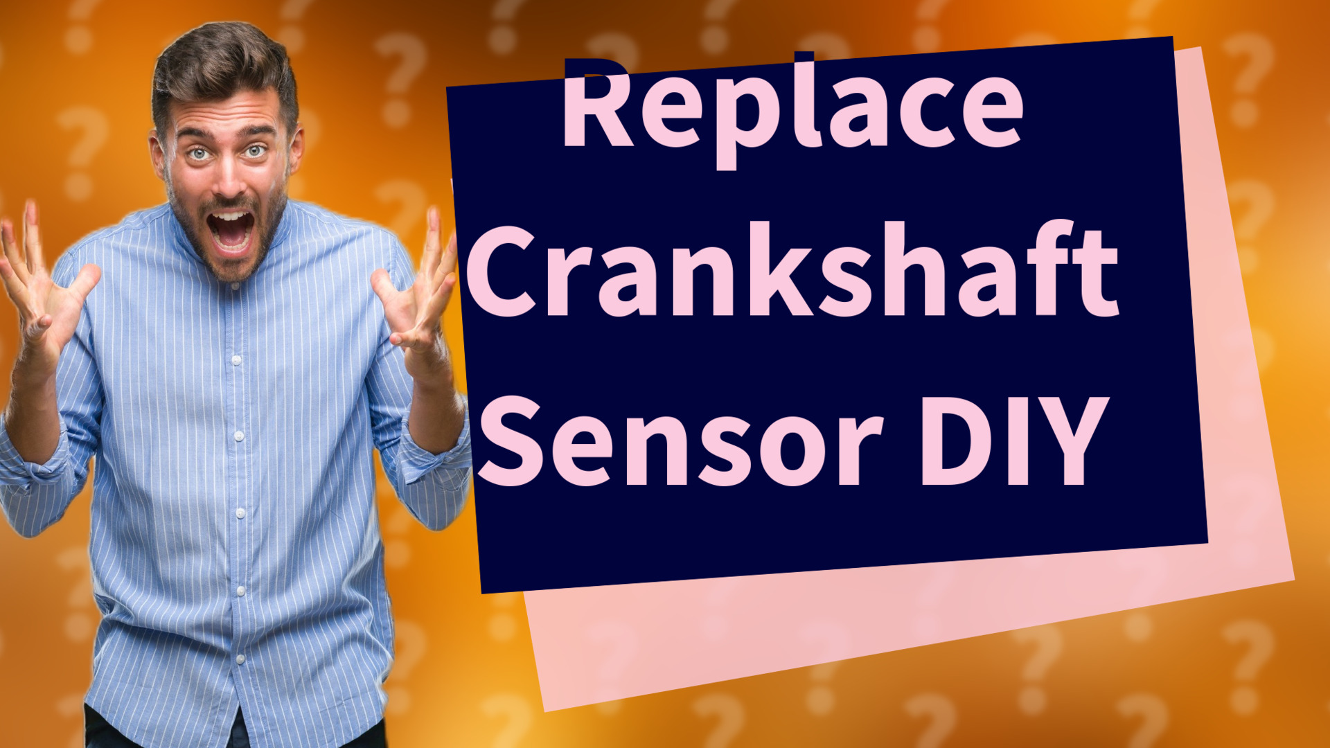 Replace Crankshaft Sensor DIY