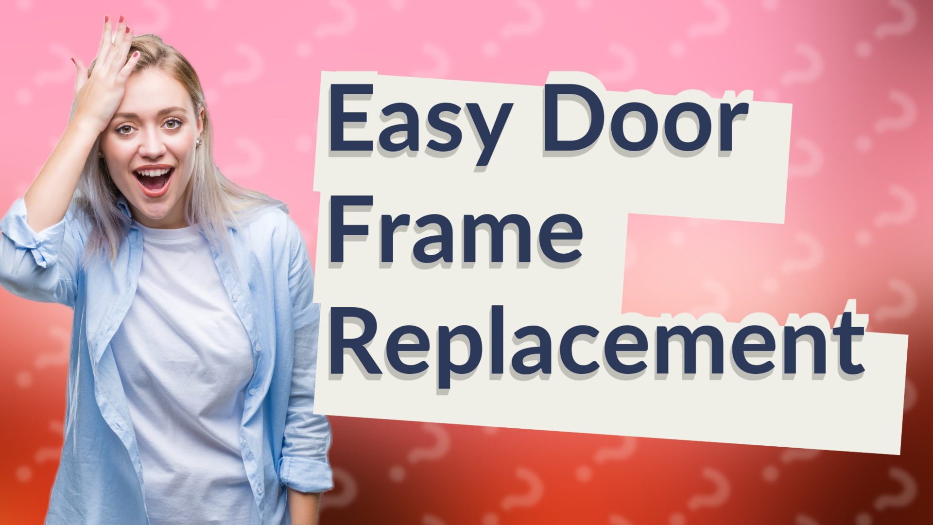 Easy Door Frame Replacement