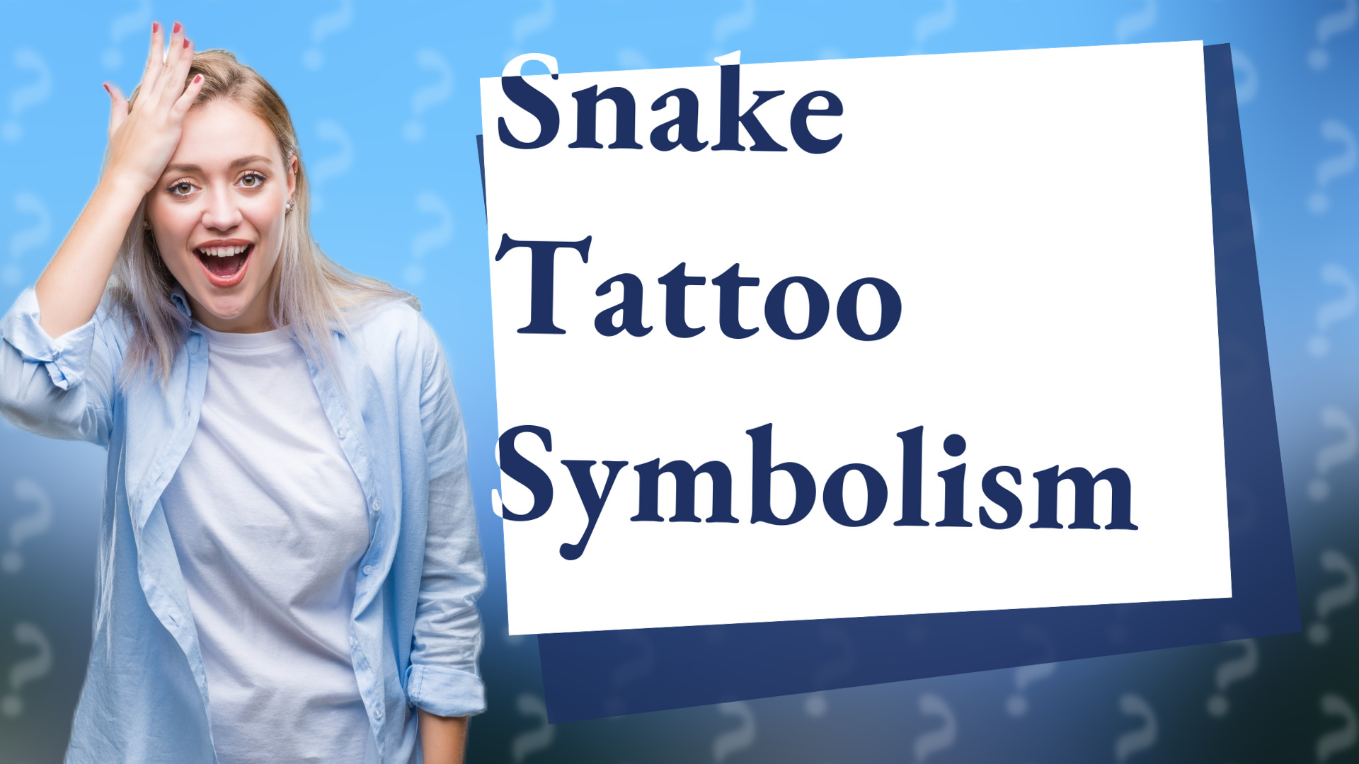 Snake Tattoo Symbolism