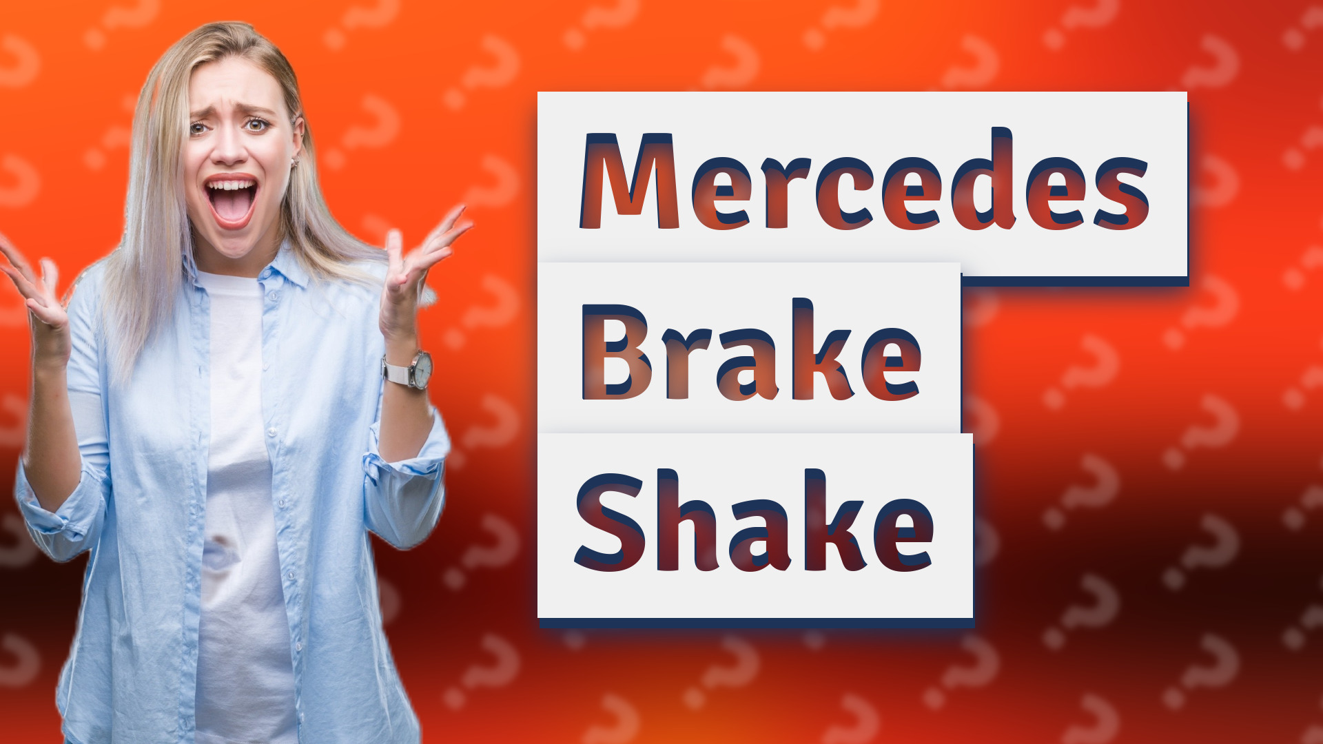 Mercedes Brake Shake