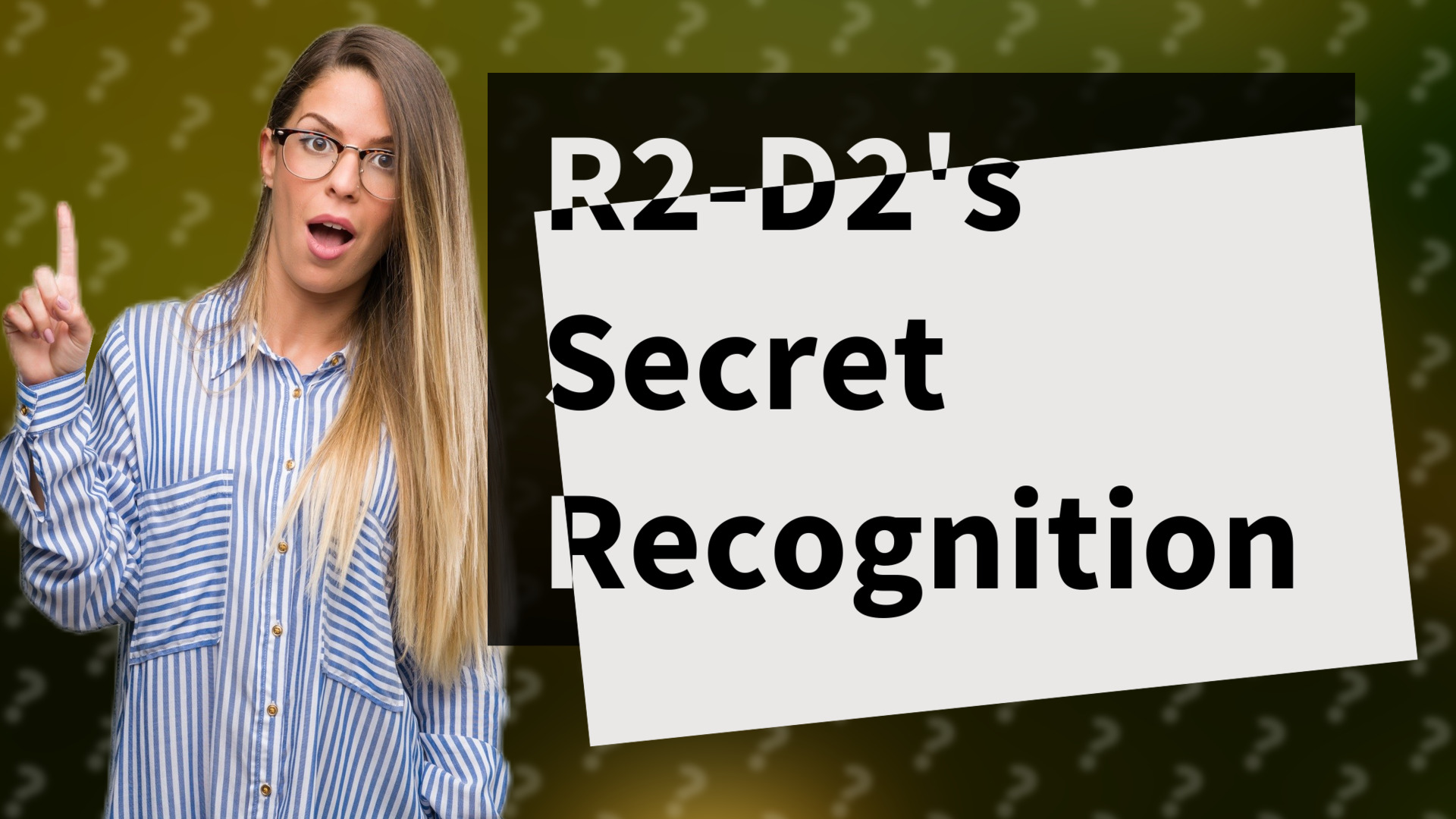R2-D2's Secret Recognition