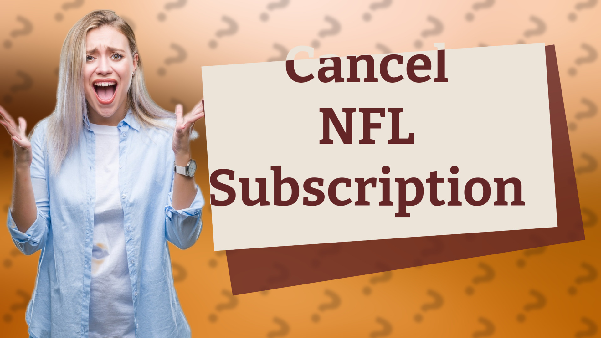 Cancel NFL Subscription