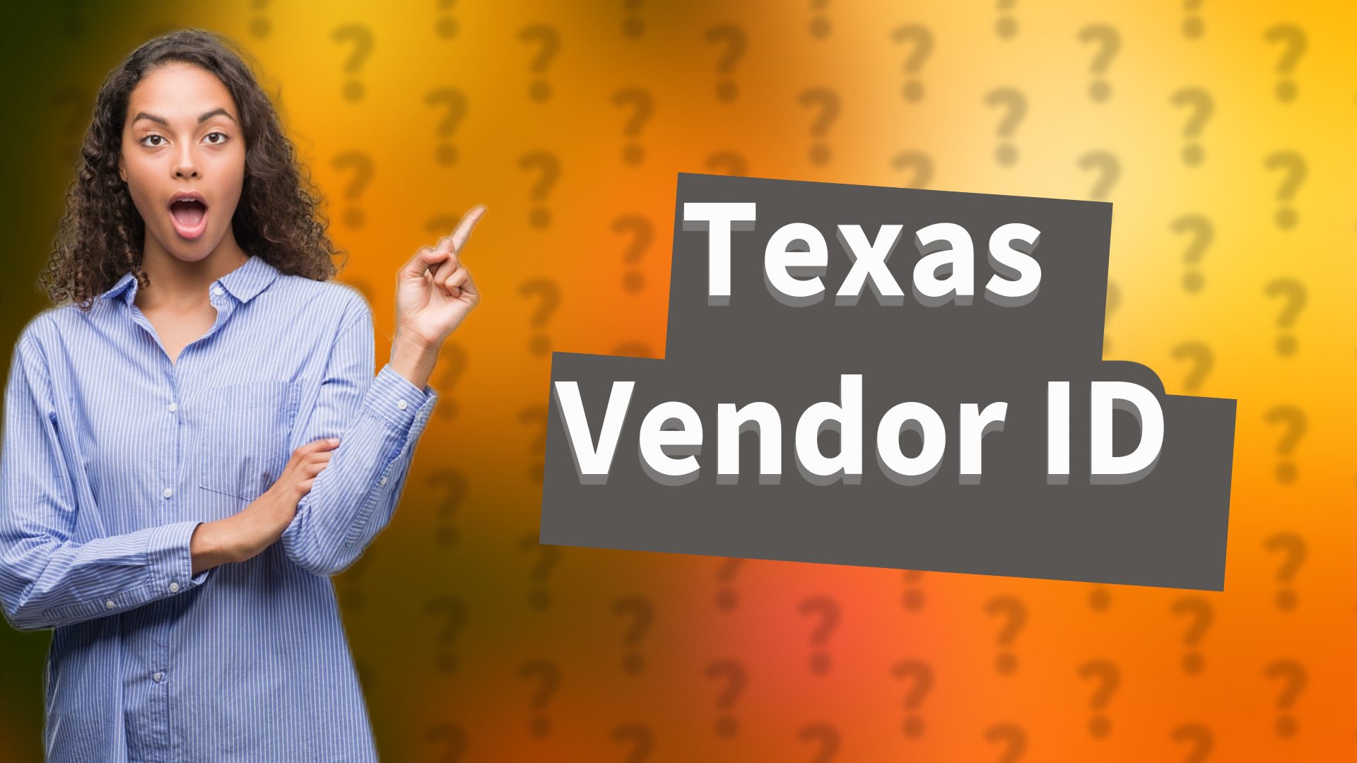 Texas Vendor ID