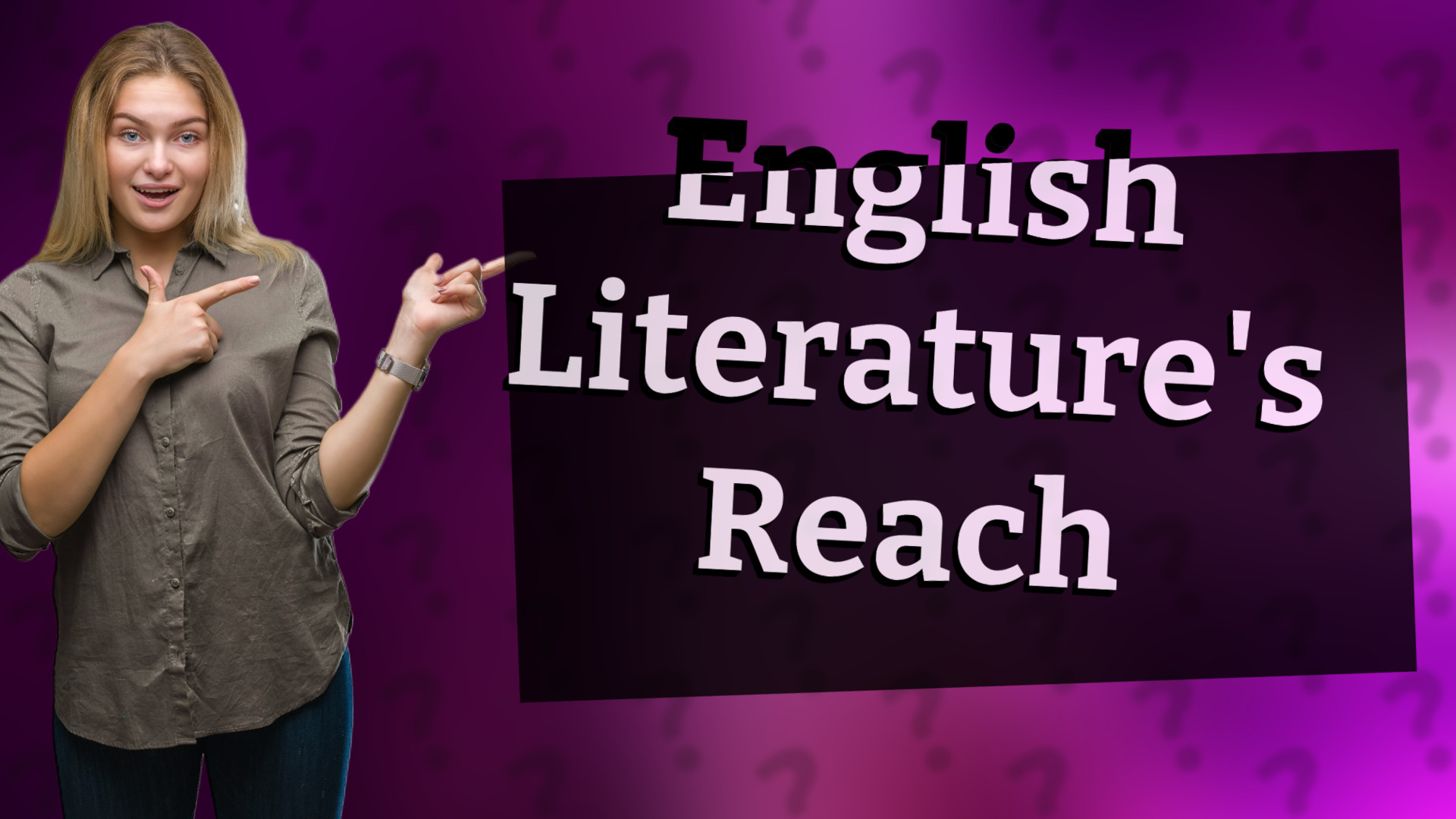 English Literature's Reach