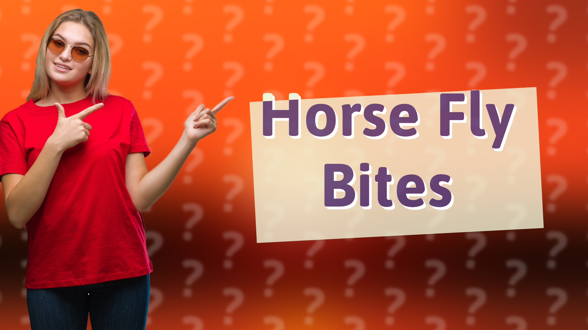 Horse Fly Bites