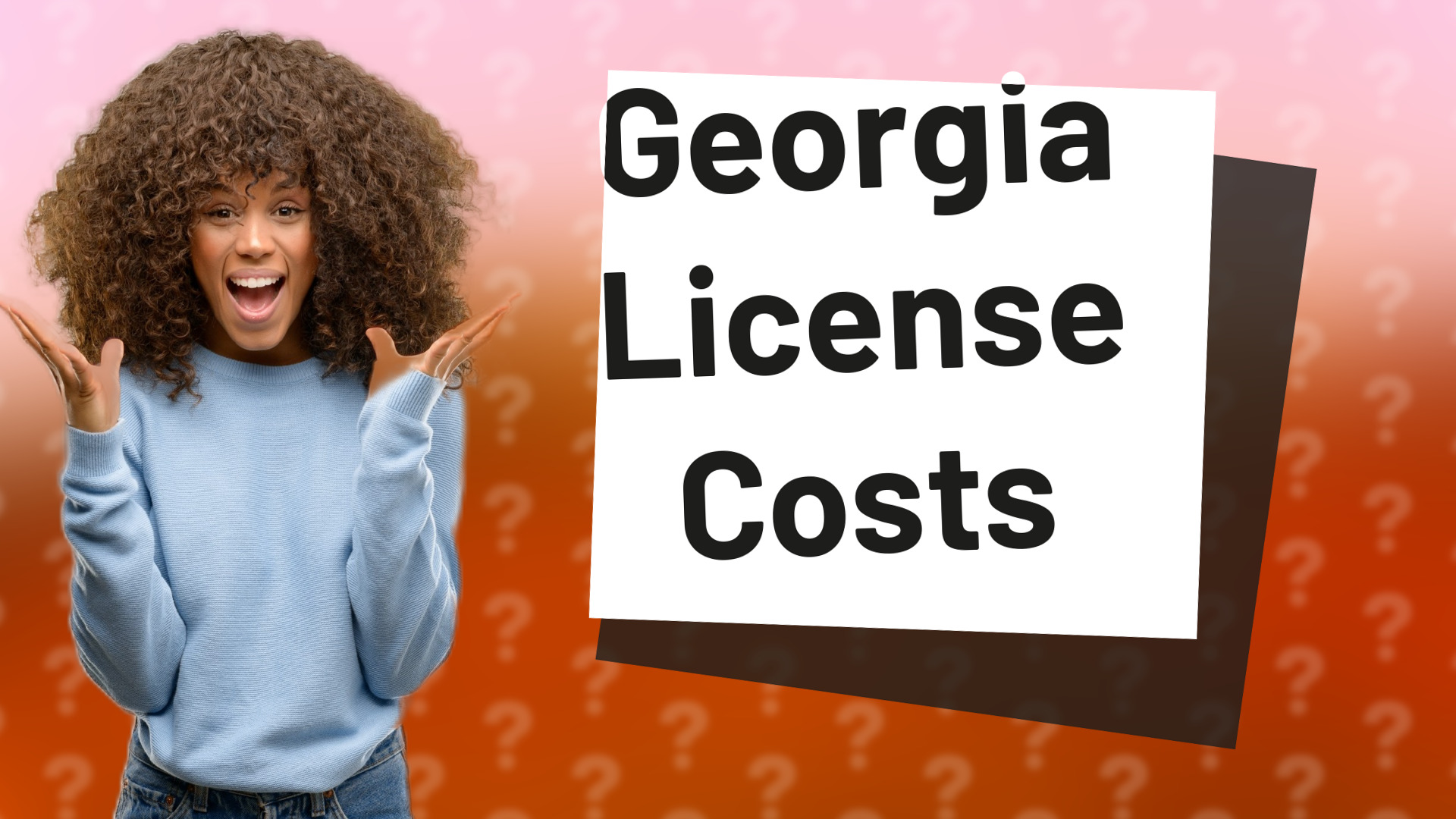 Georgia License Costs