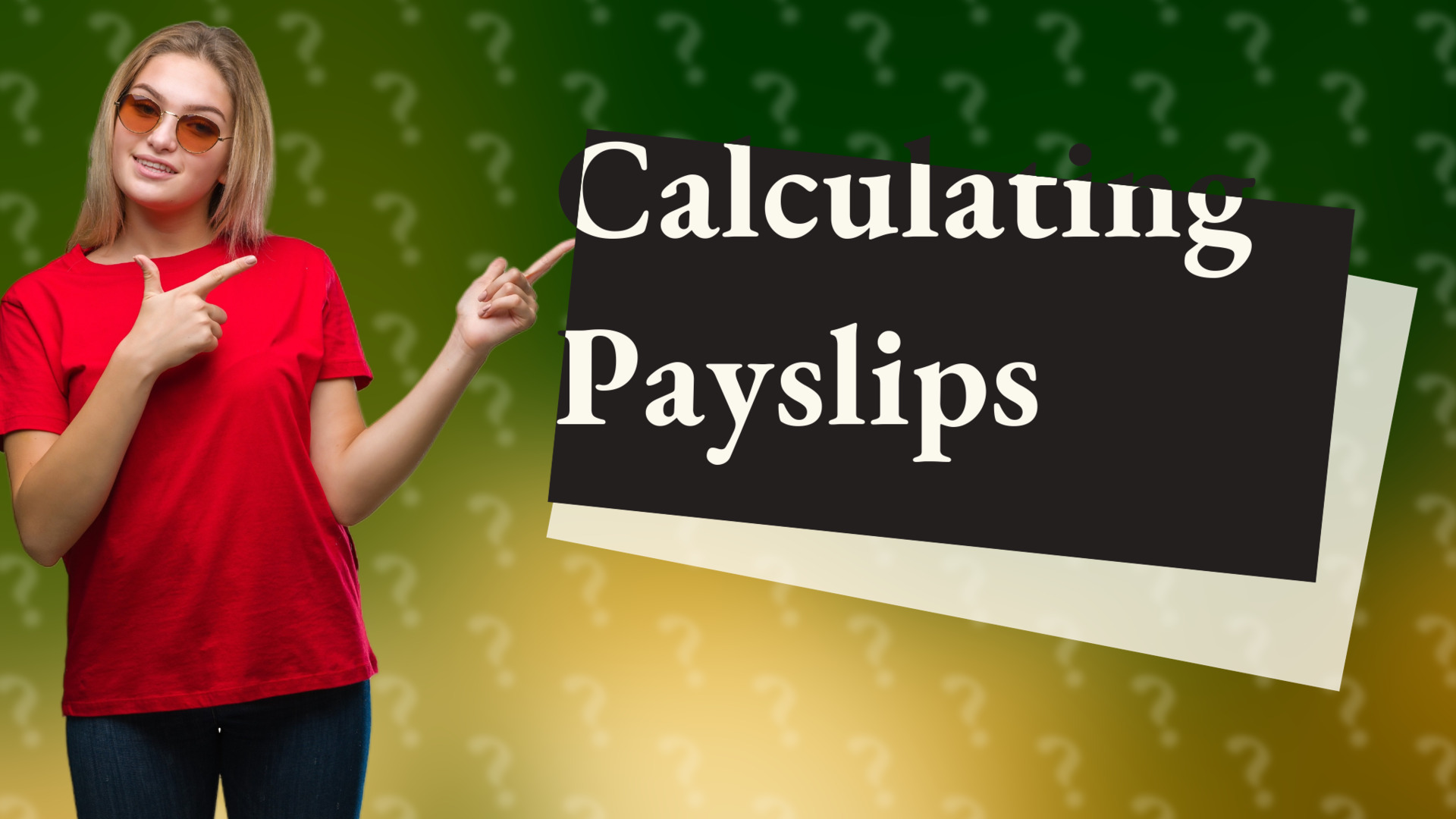 Calculating Payslips