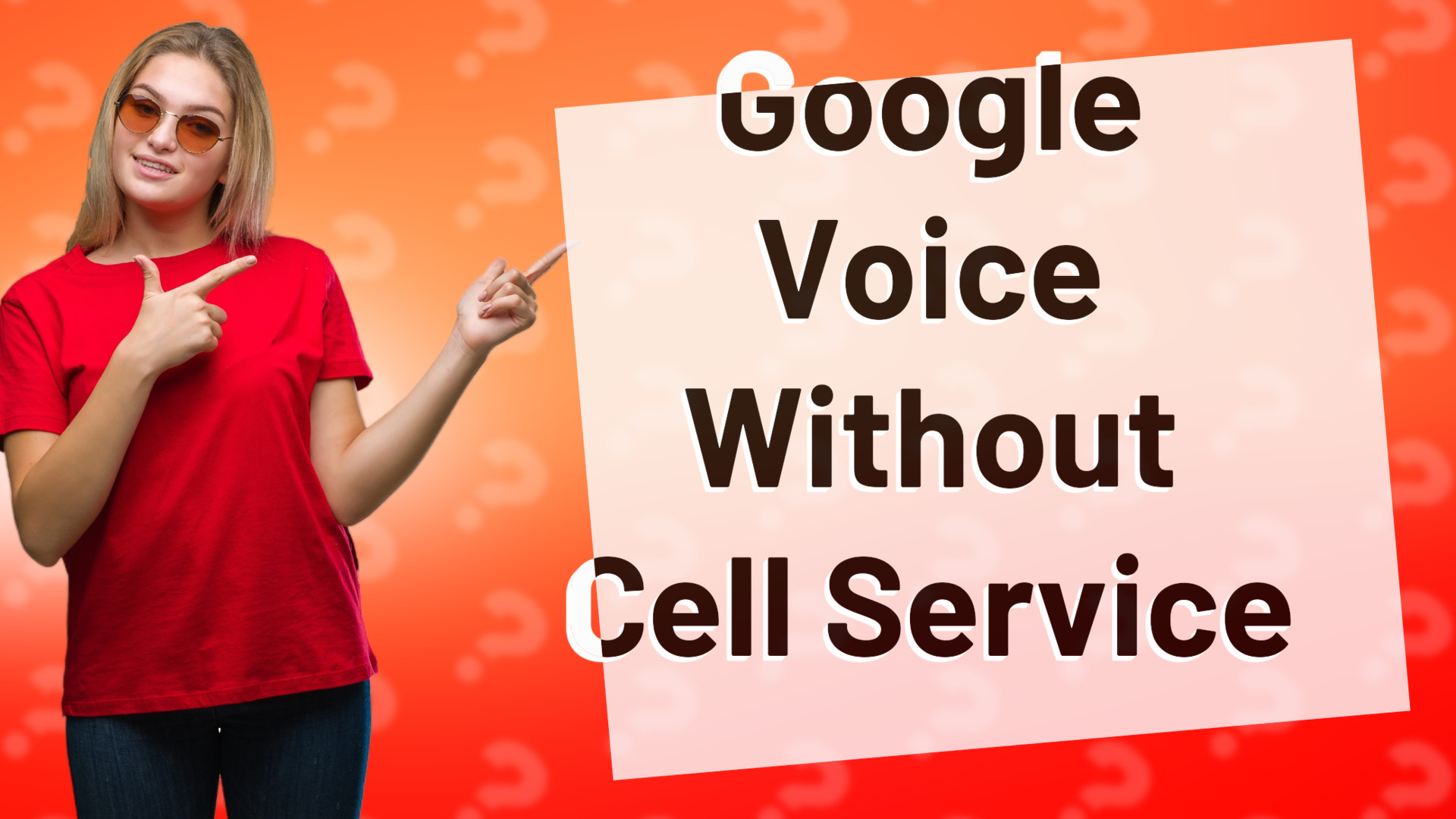 Google Voice Without Cell Service