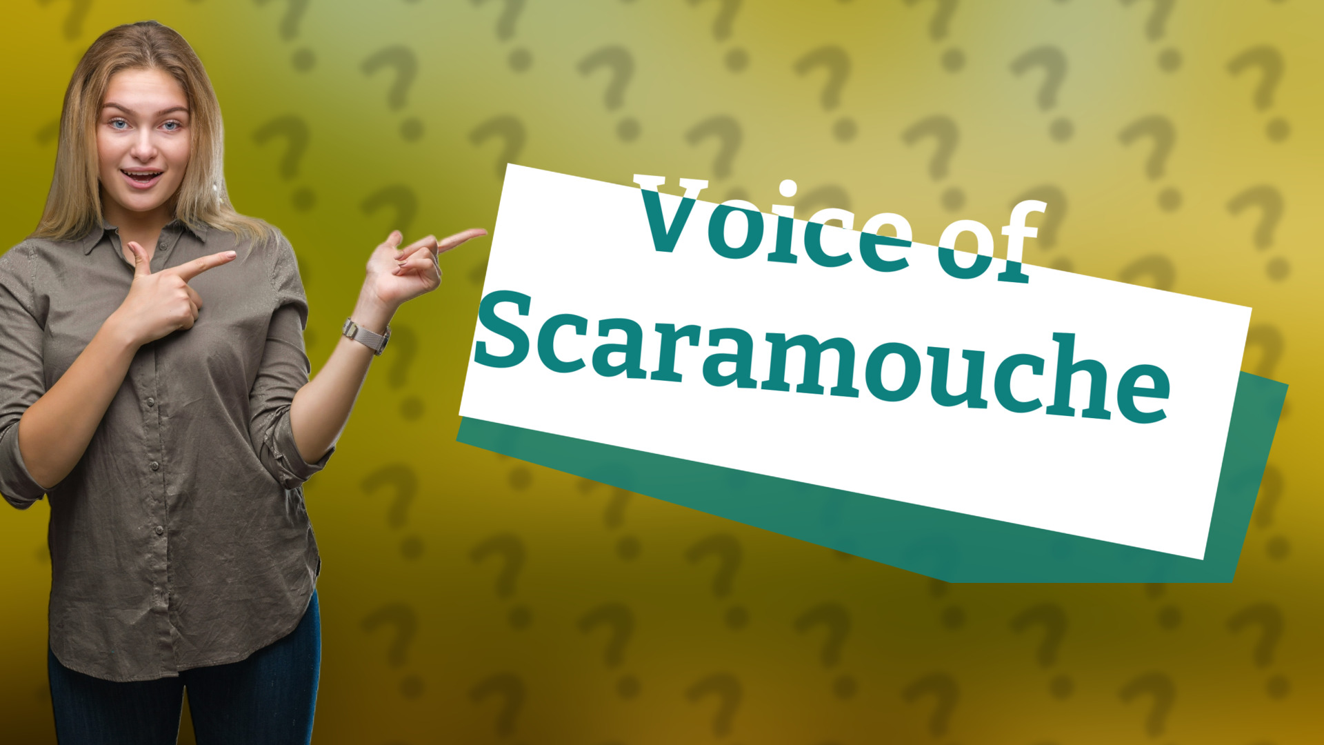 Voice of Scaramouche