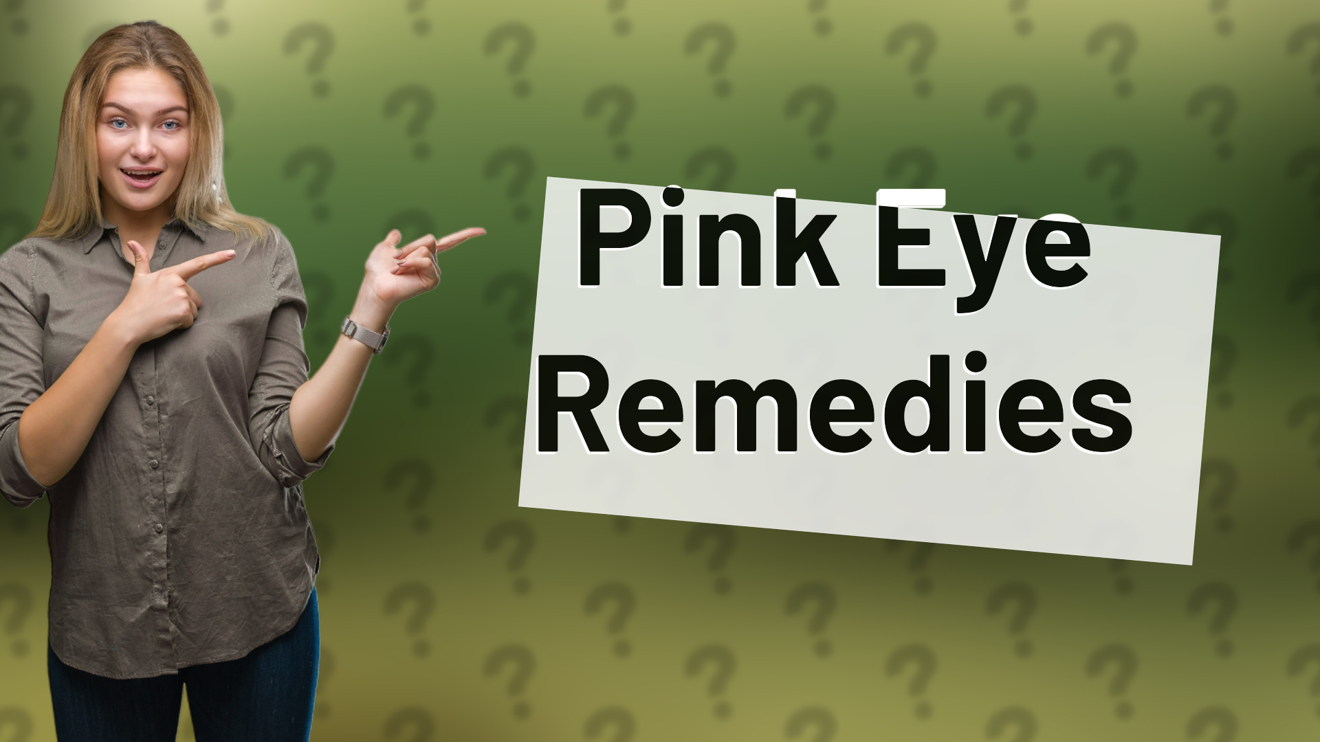 Pink Eye Remedies