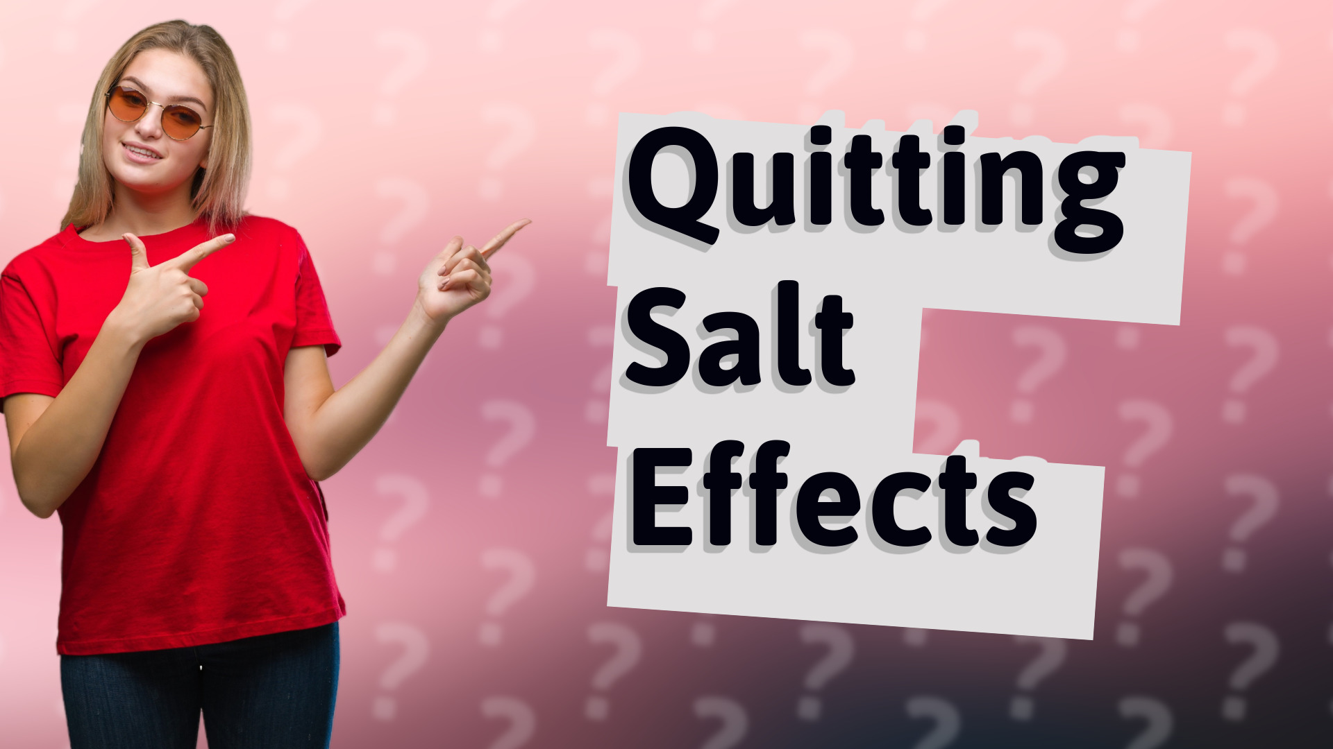 Quitting Salt Effects