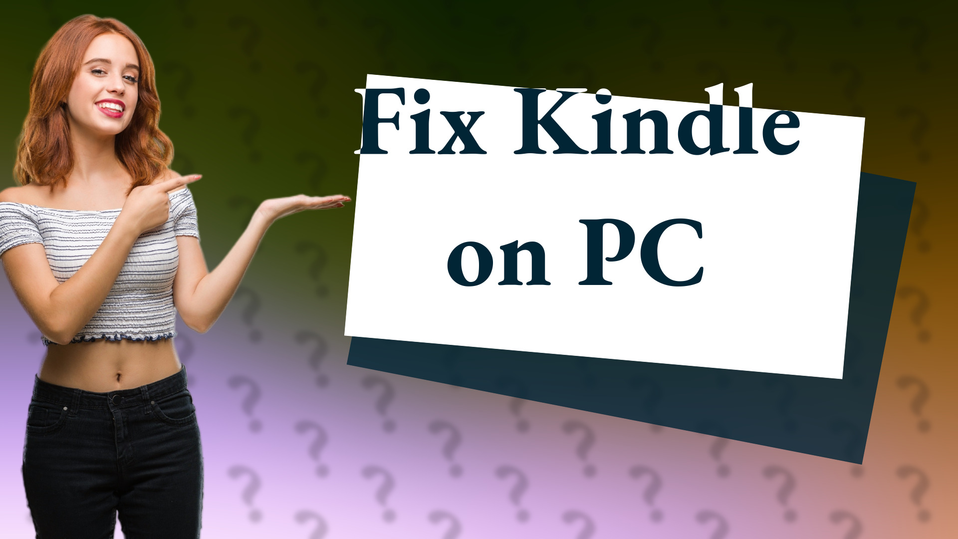Fix Kindle on PC