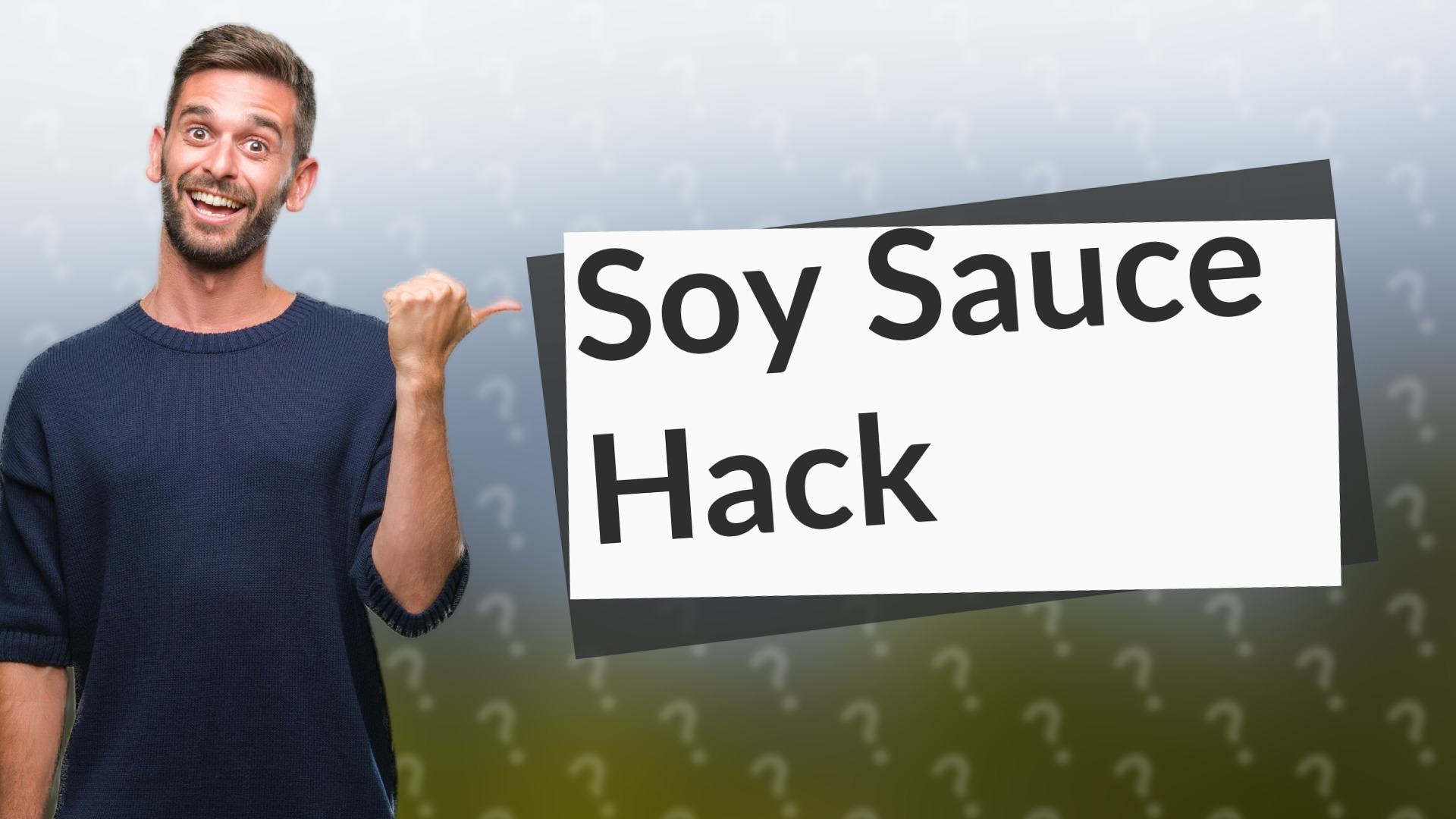 Soy Sauce Hack
