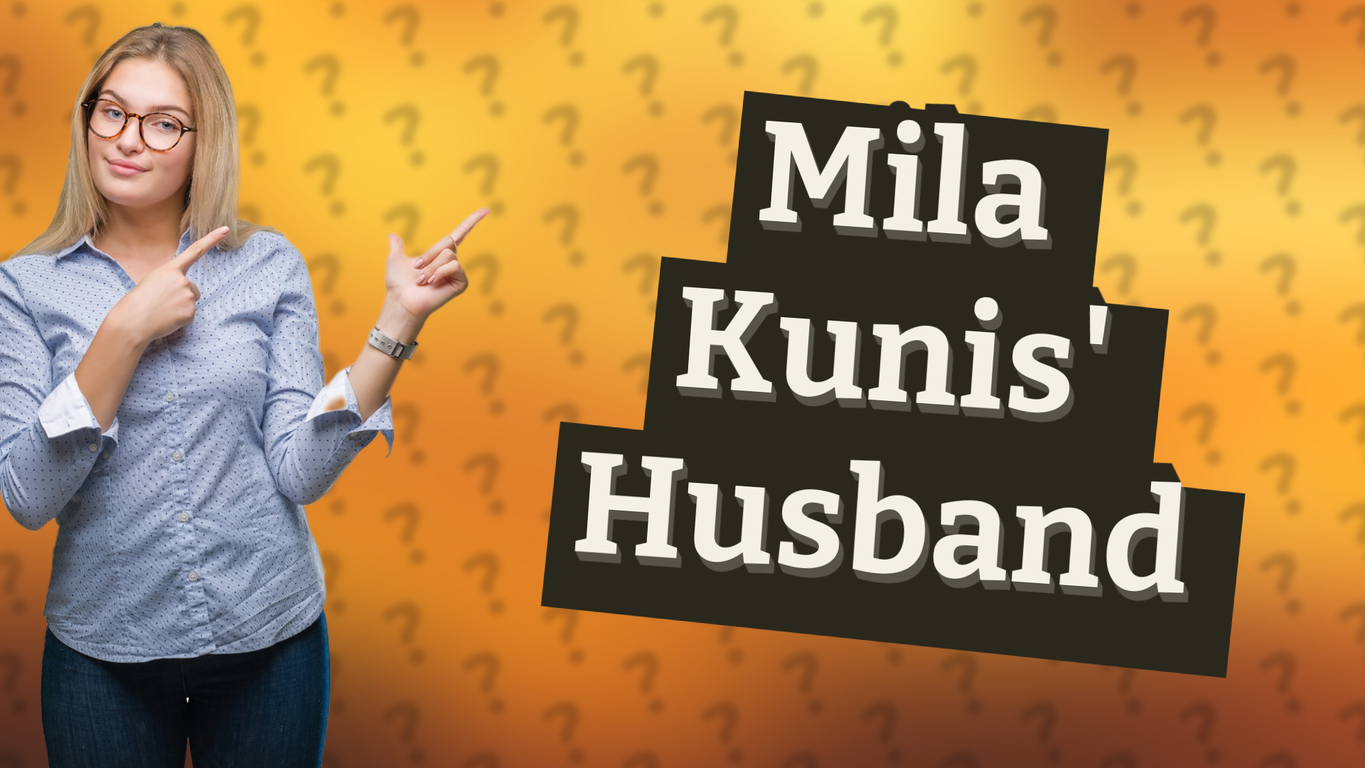 Mila Kunis' Husband