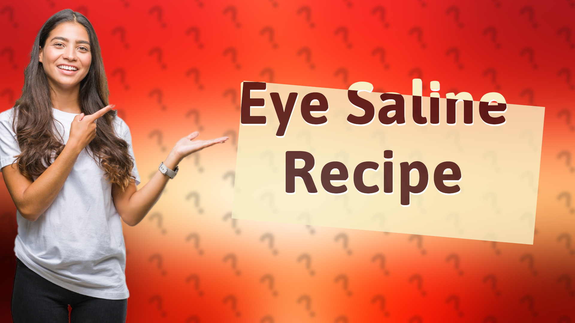 Eye Saline Recipe