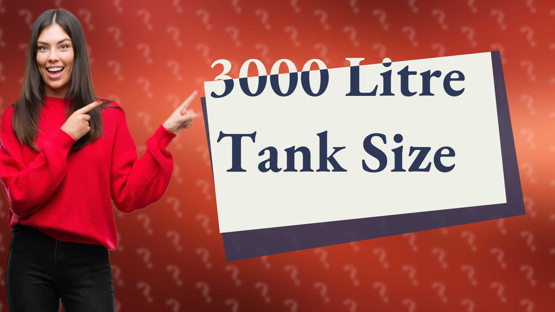 3000 Litre Tank Size