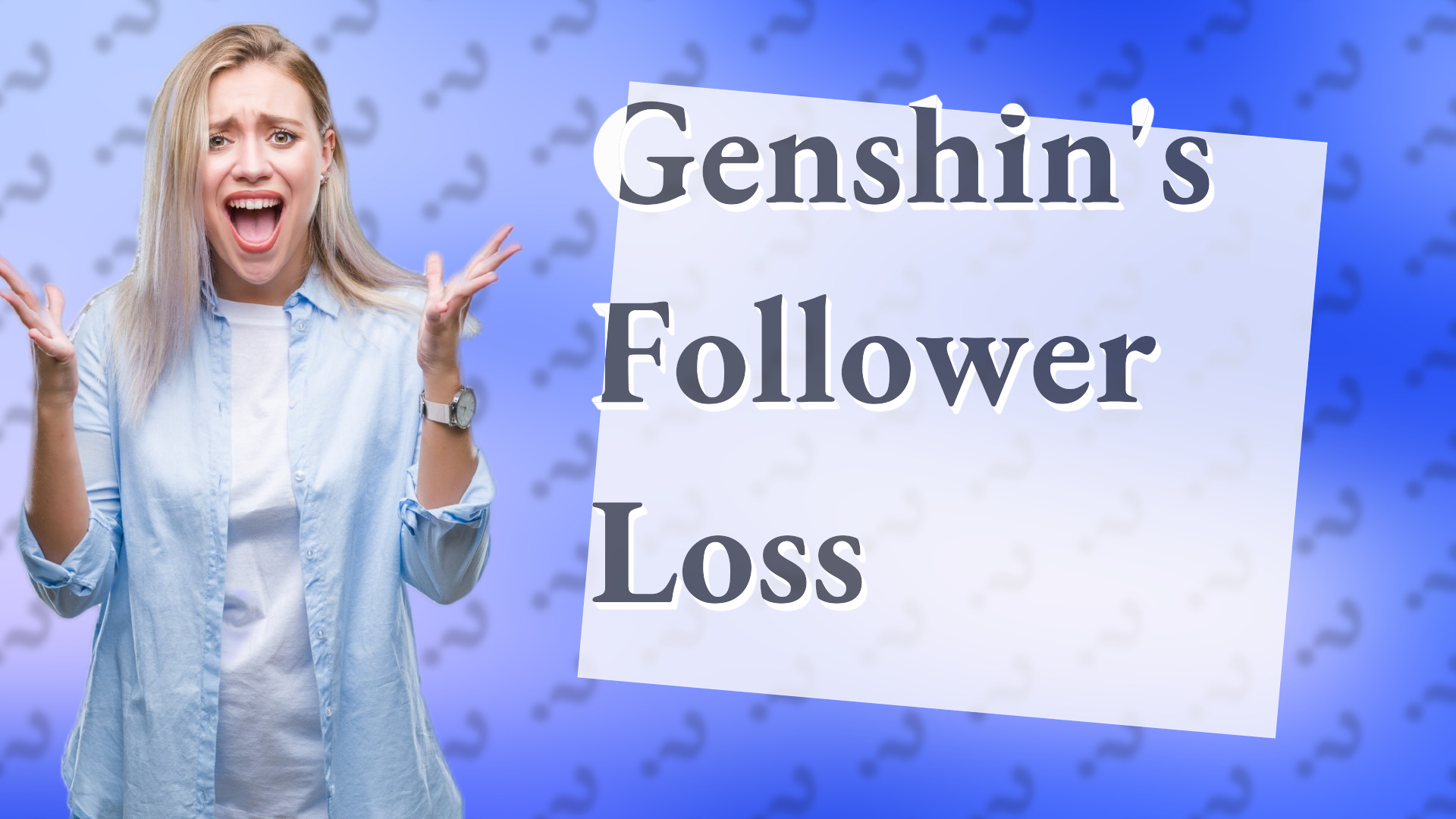 Genshin's Follower Loss
