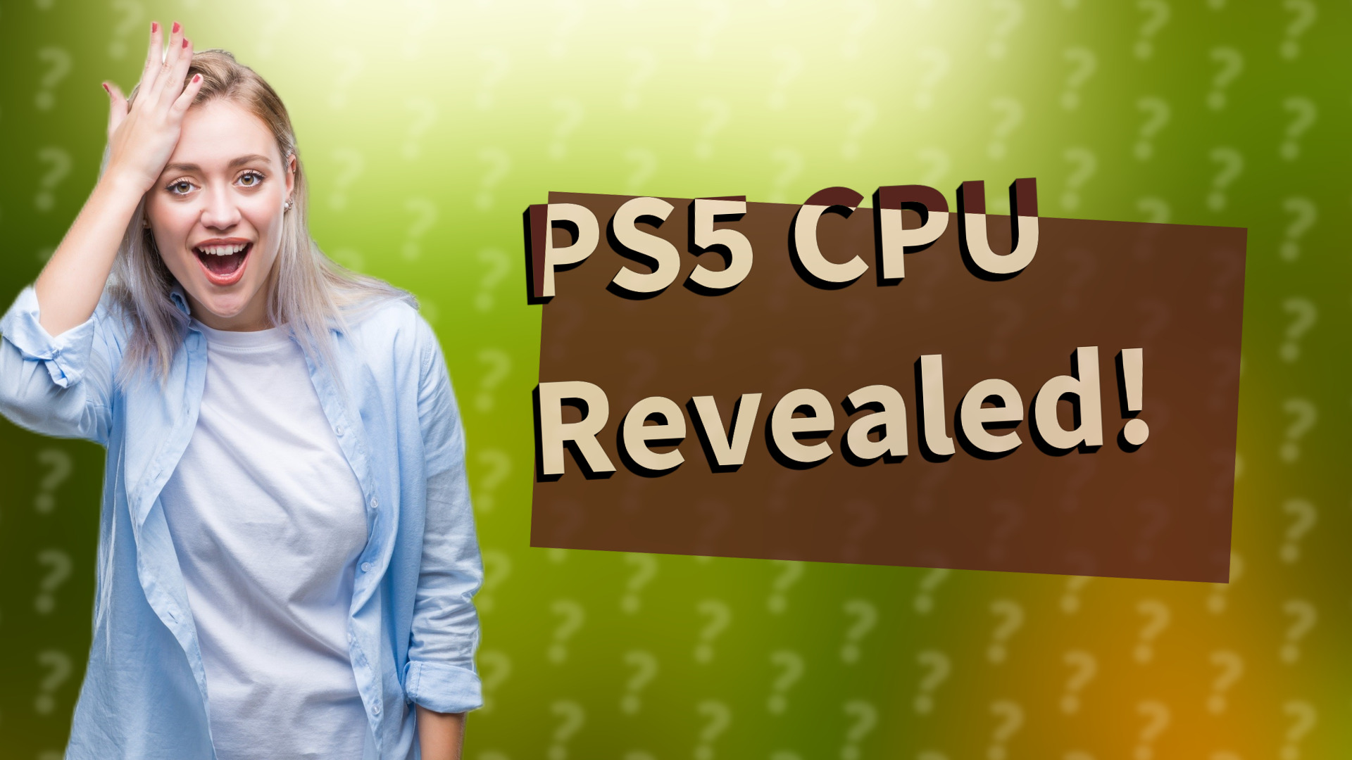 PS5 CPU Revealed!