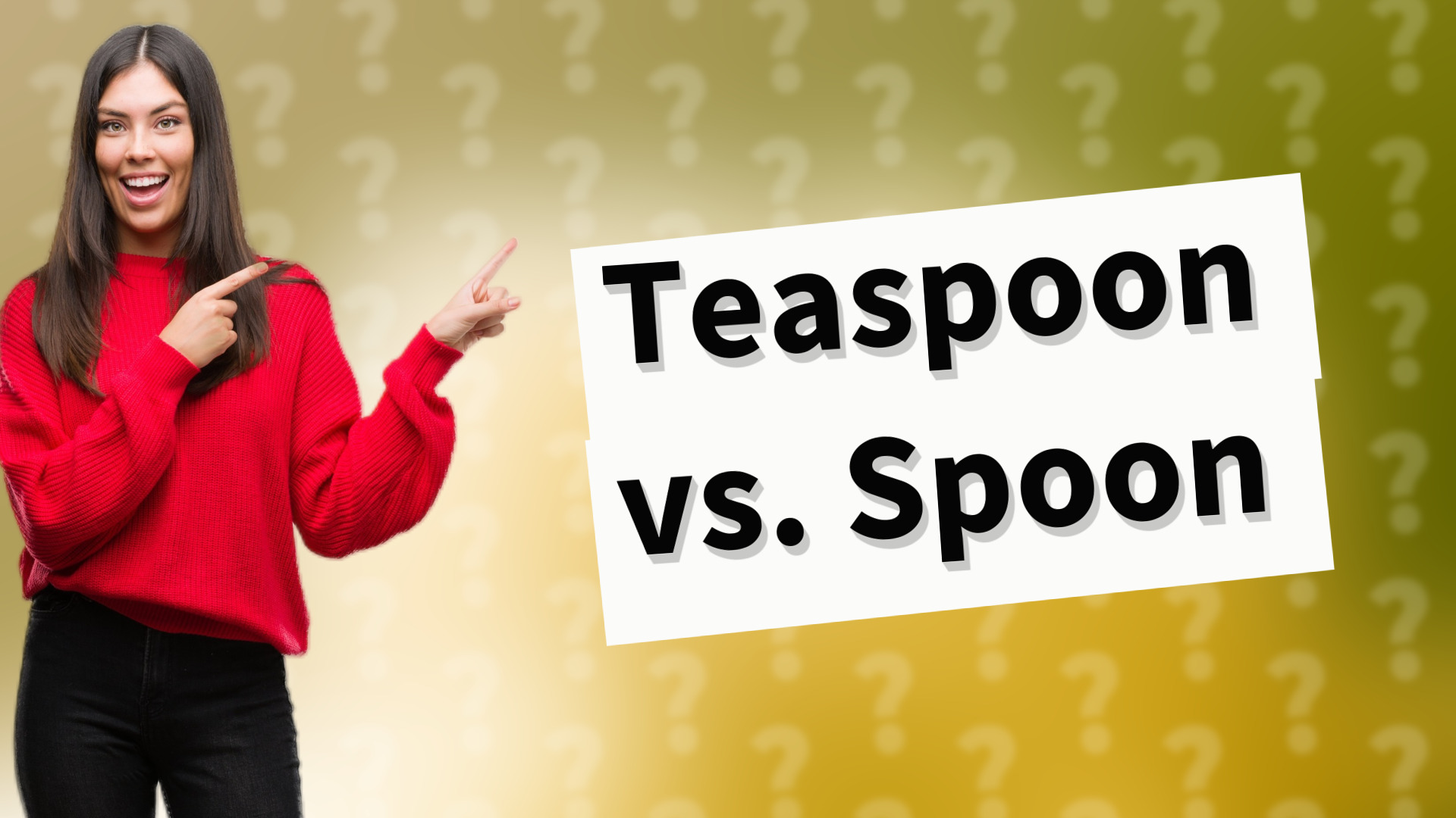 Teaspoon vs. Spoon