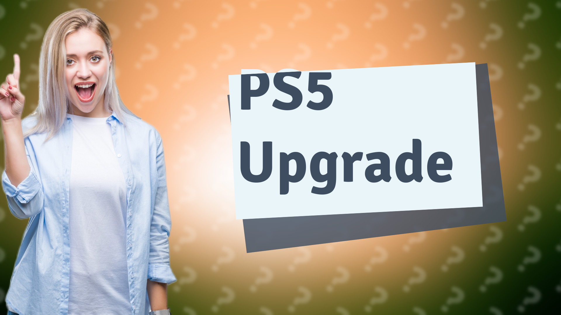 PS5 Upgrade
