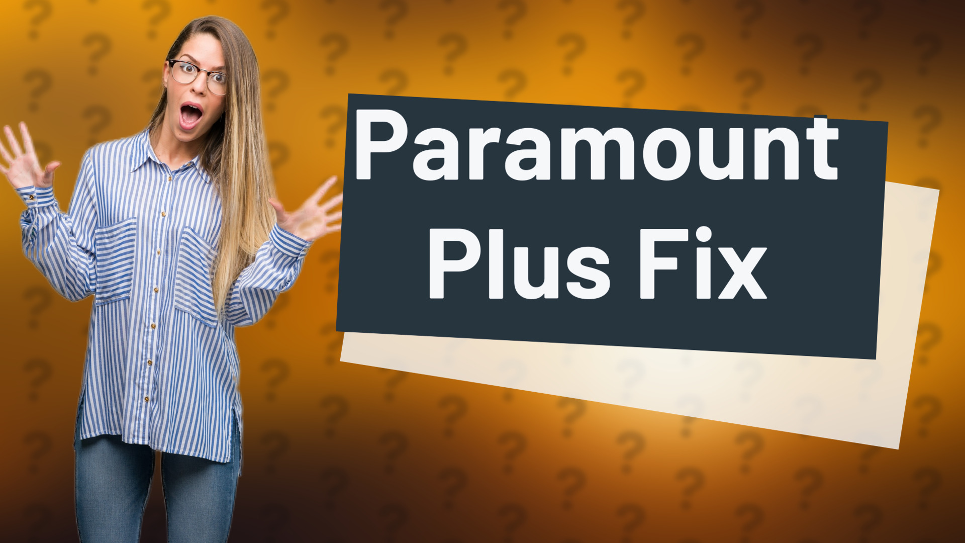 Paramount Plus Fix