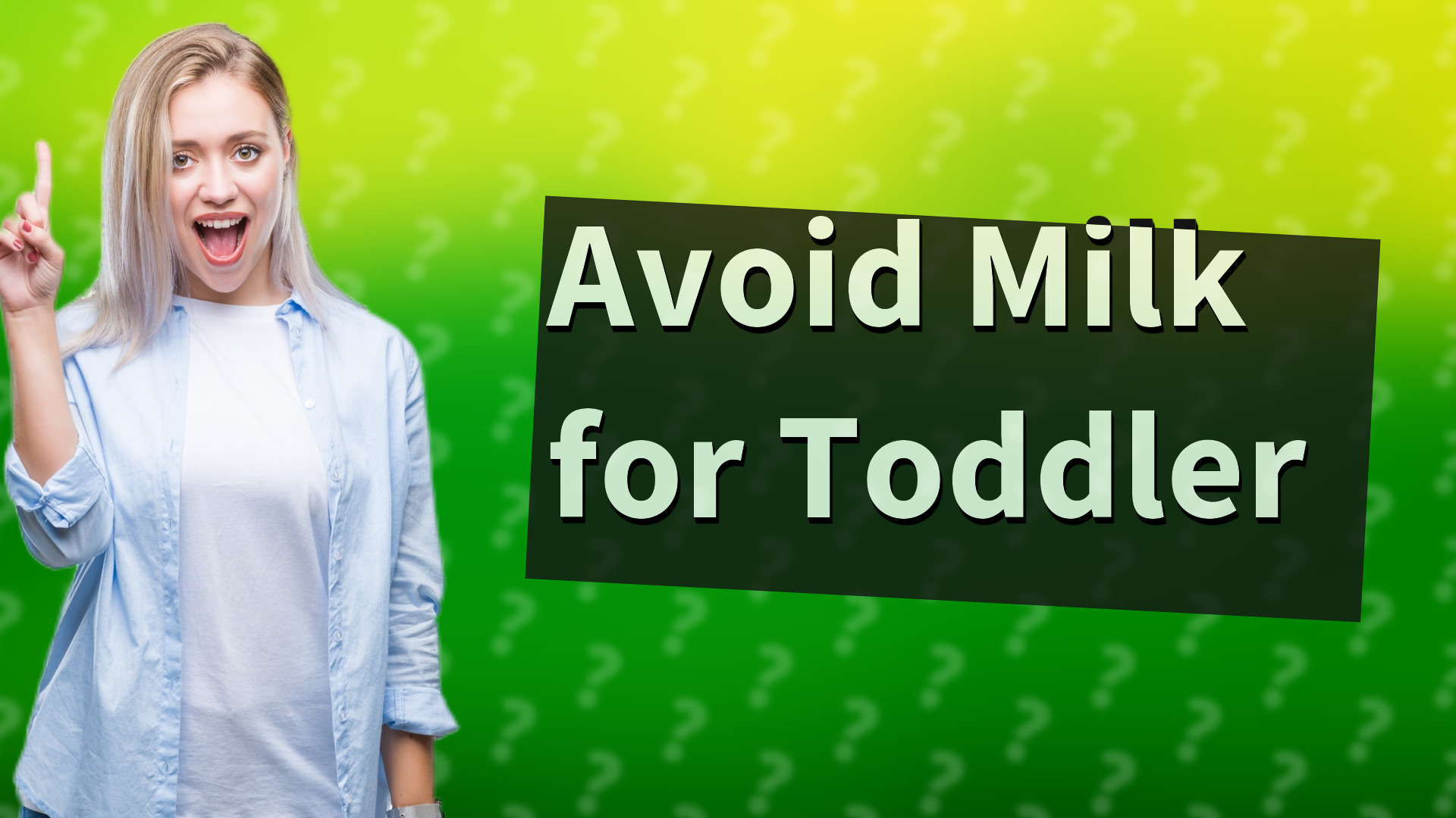 Avoid Milk for Toddler