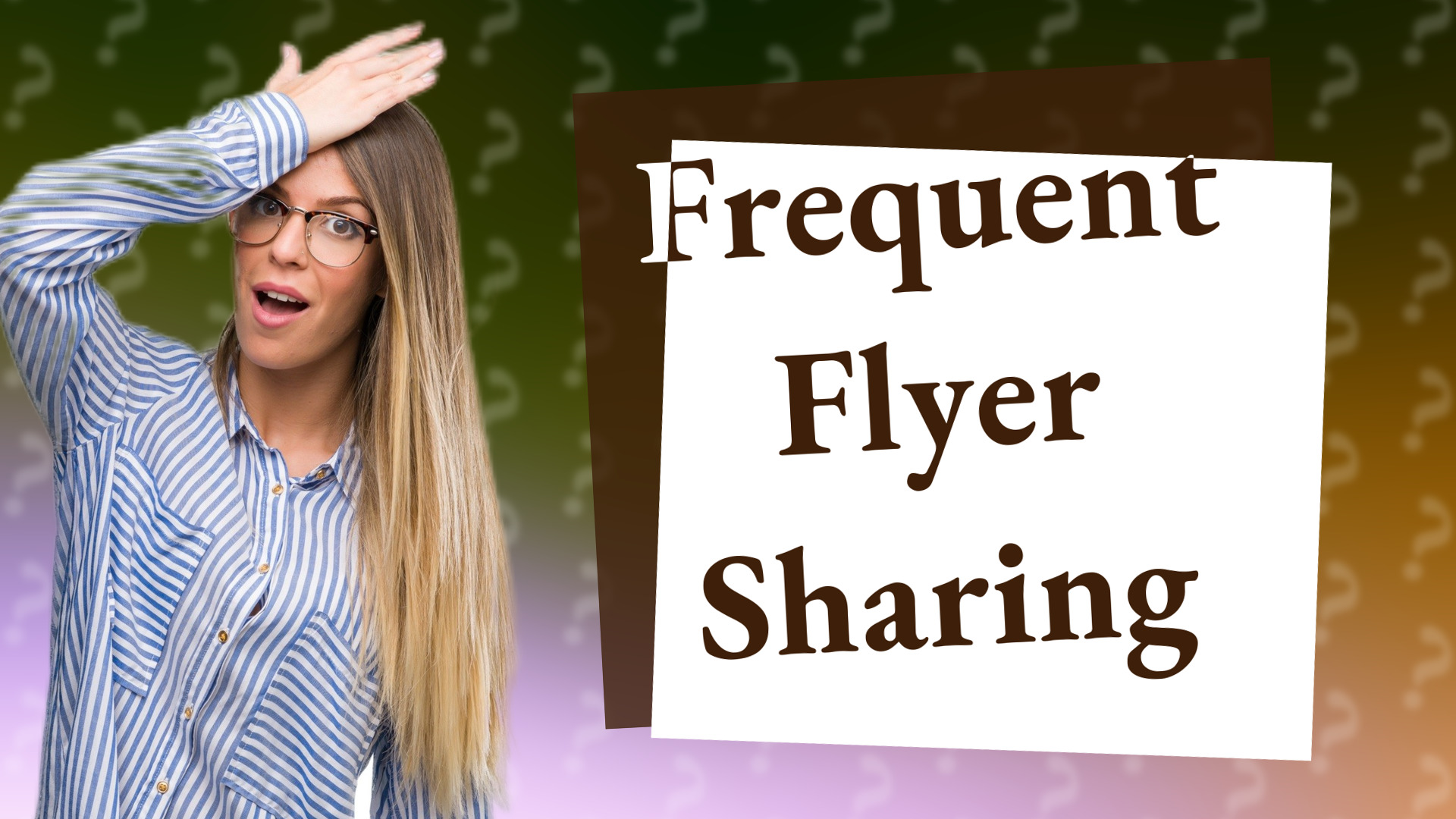 Frequent Flyer Sharing