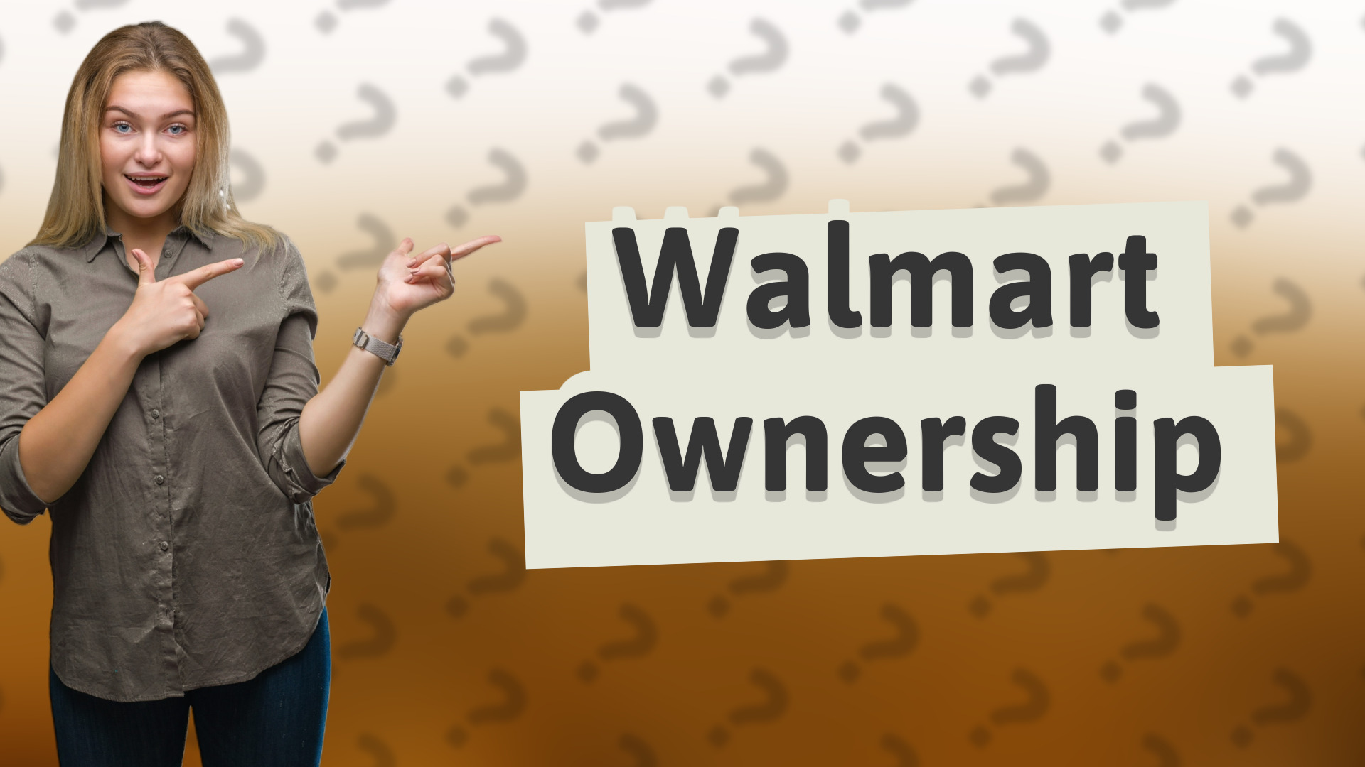 Walmart Ownership