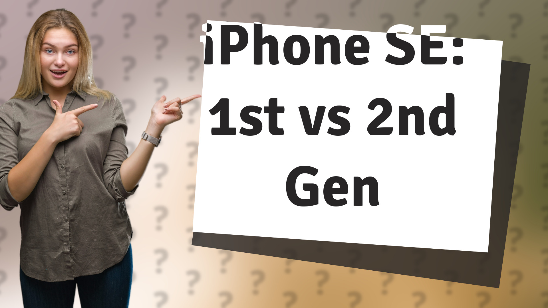 iPhone SE: 1st vs 2nd Gen
