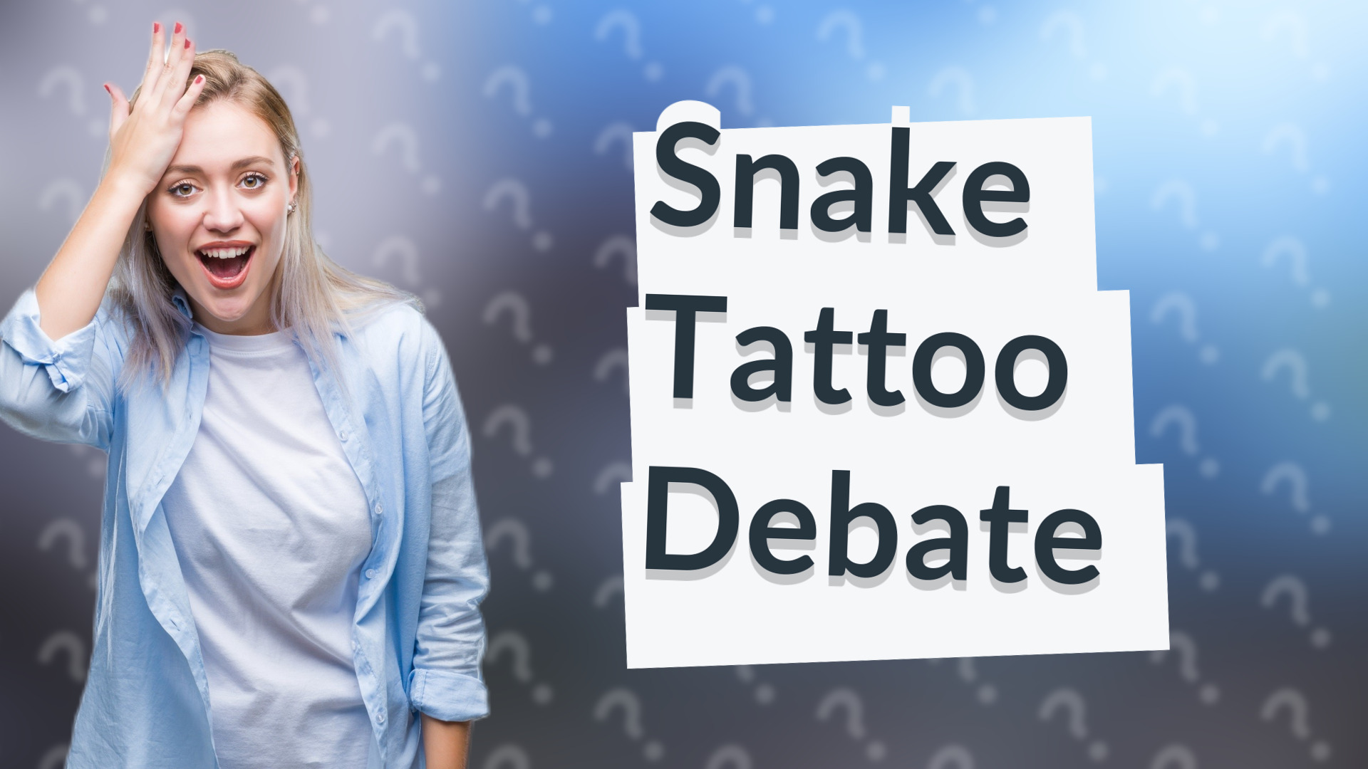 Snake Tattoo Debate