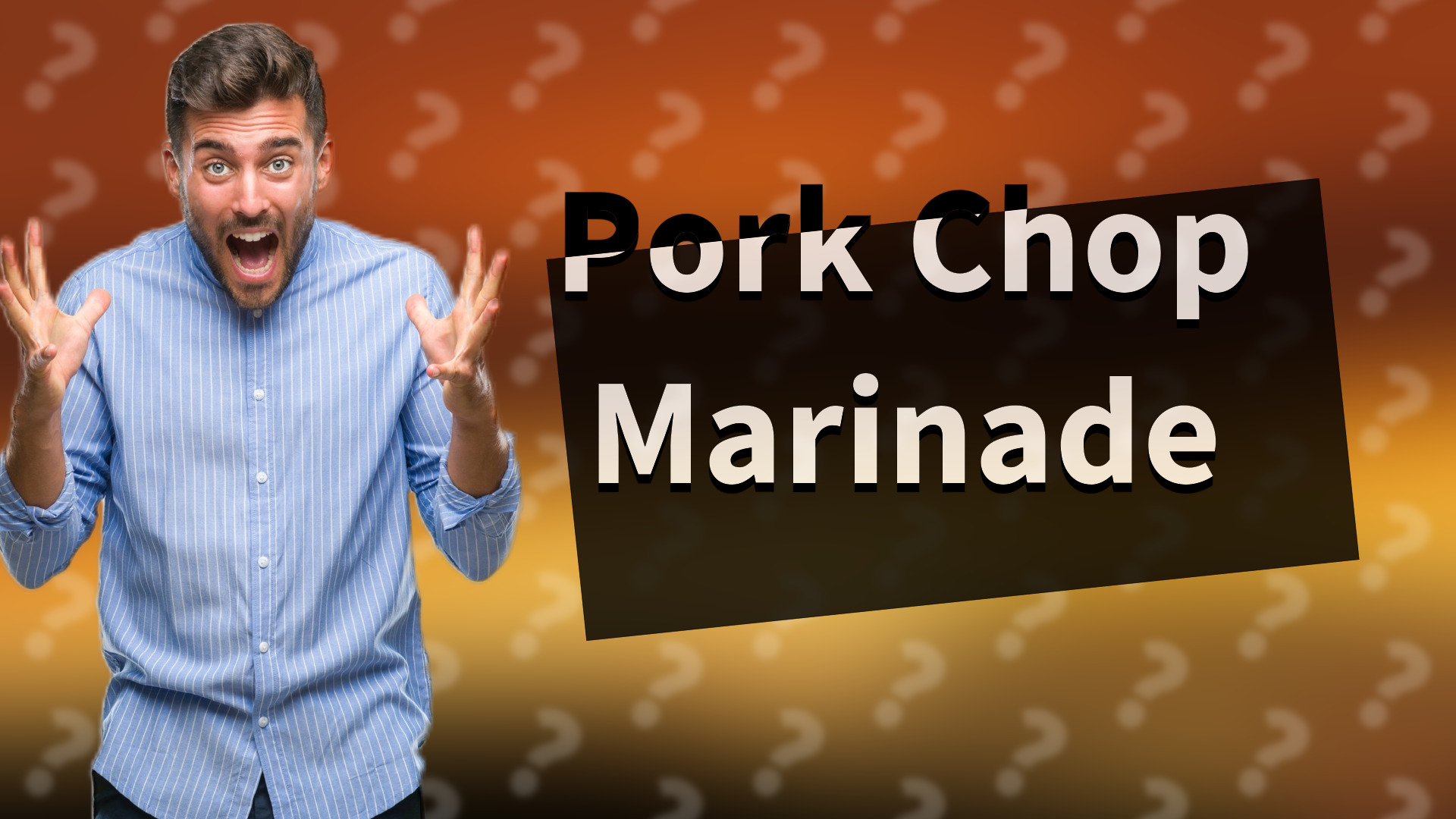 Pork Chop Marinade