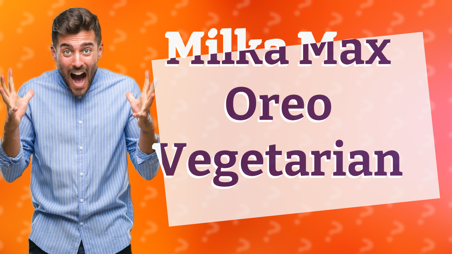 Milka Max Oreo Vegetarian