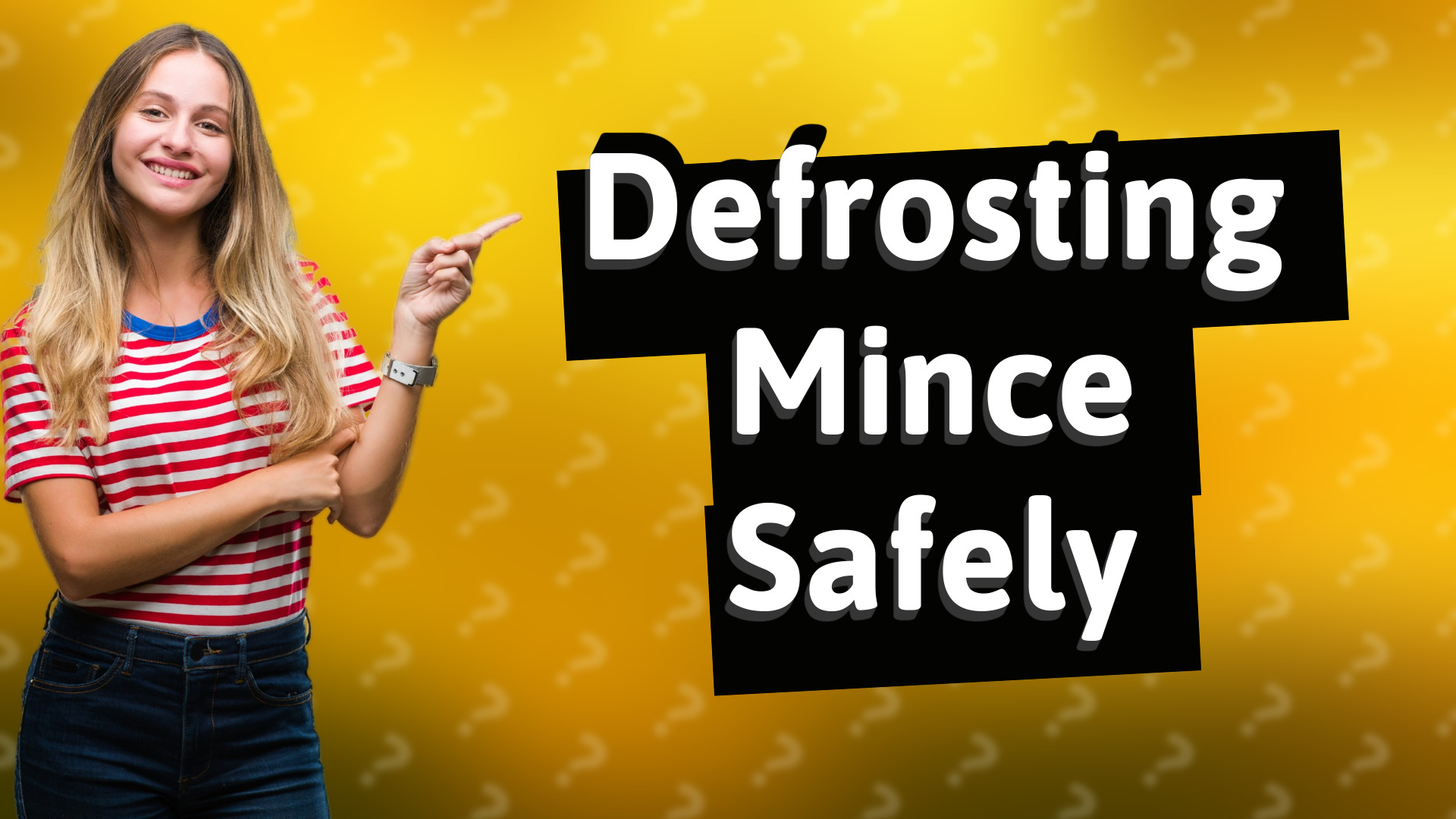 Defrosting Mince Safely