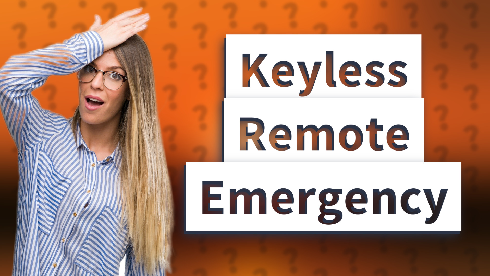 Keyless Remote Emergency