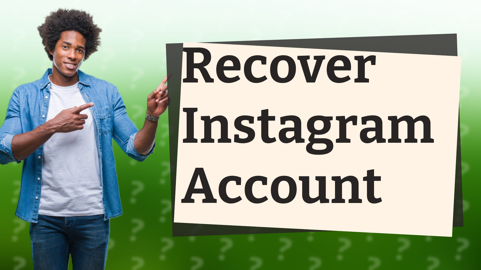 Recover Instagram Account