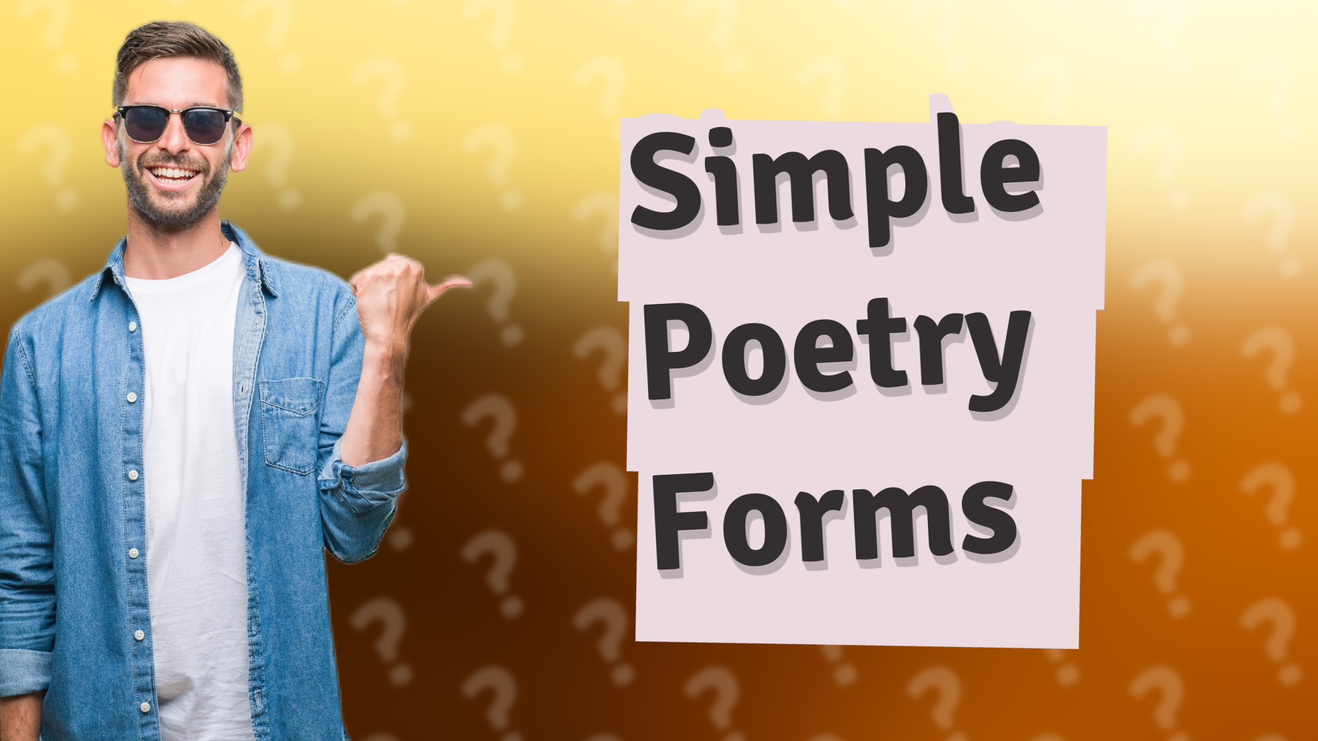 Simple Poetry Forms