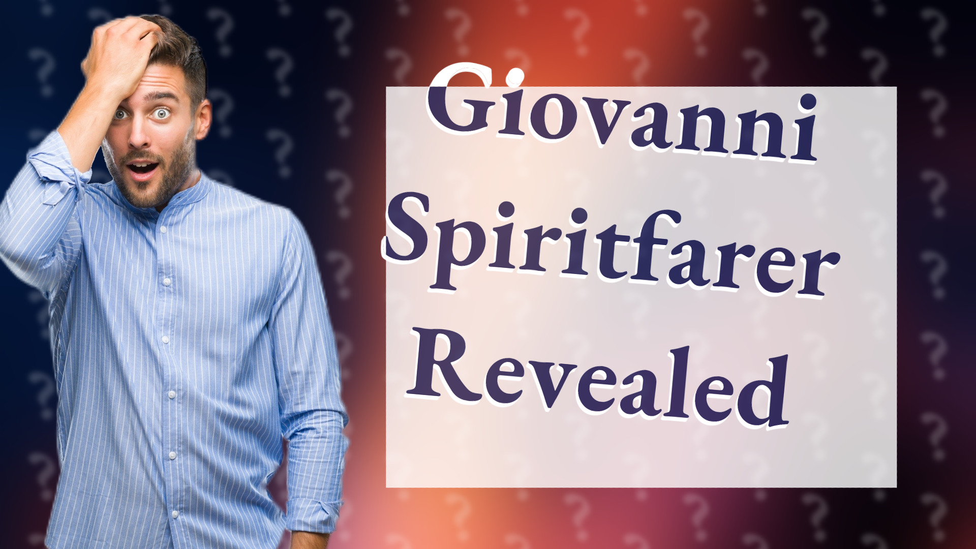 Giovanni Spiritfarer Revealed
