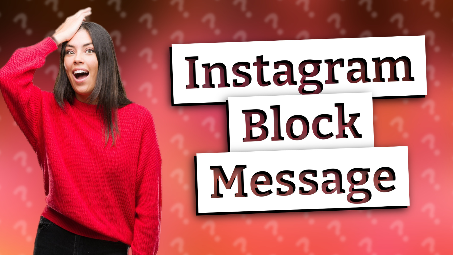 Instagram Block Message
