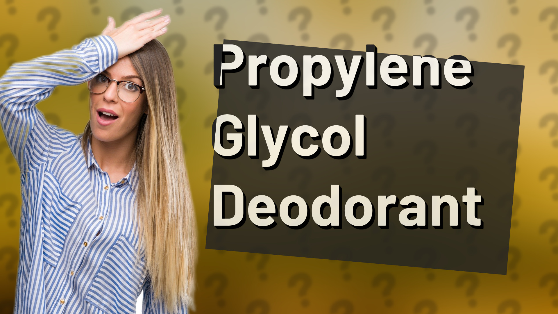 Propylene Glycol Deodorant