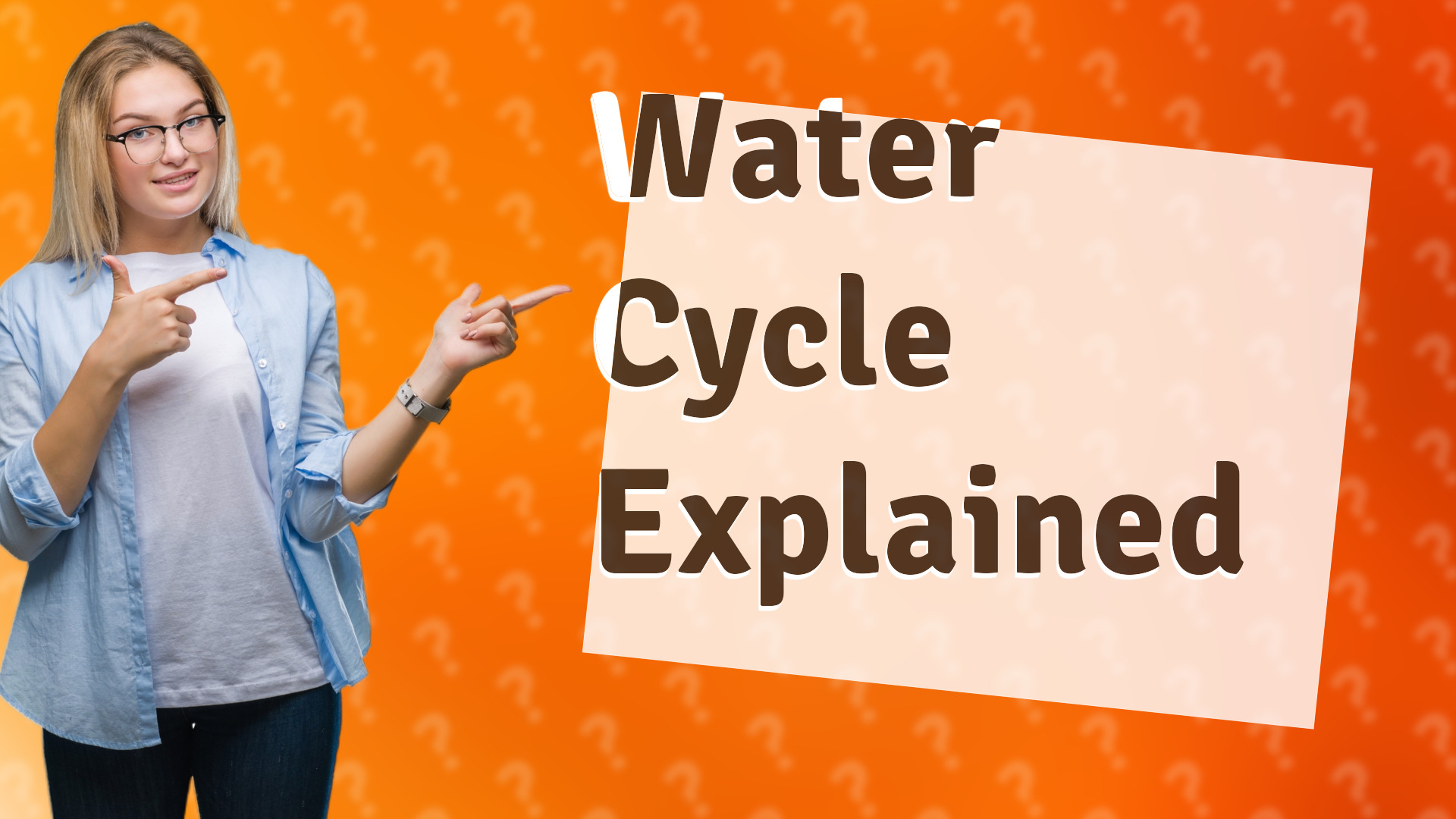 Water Cycle Explained
