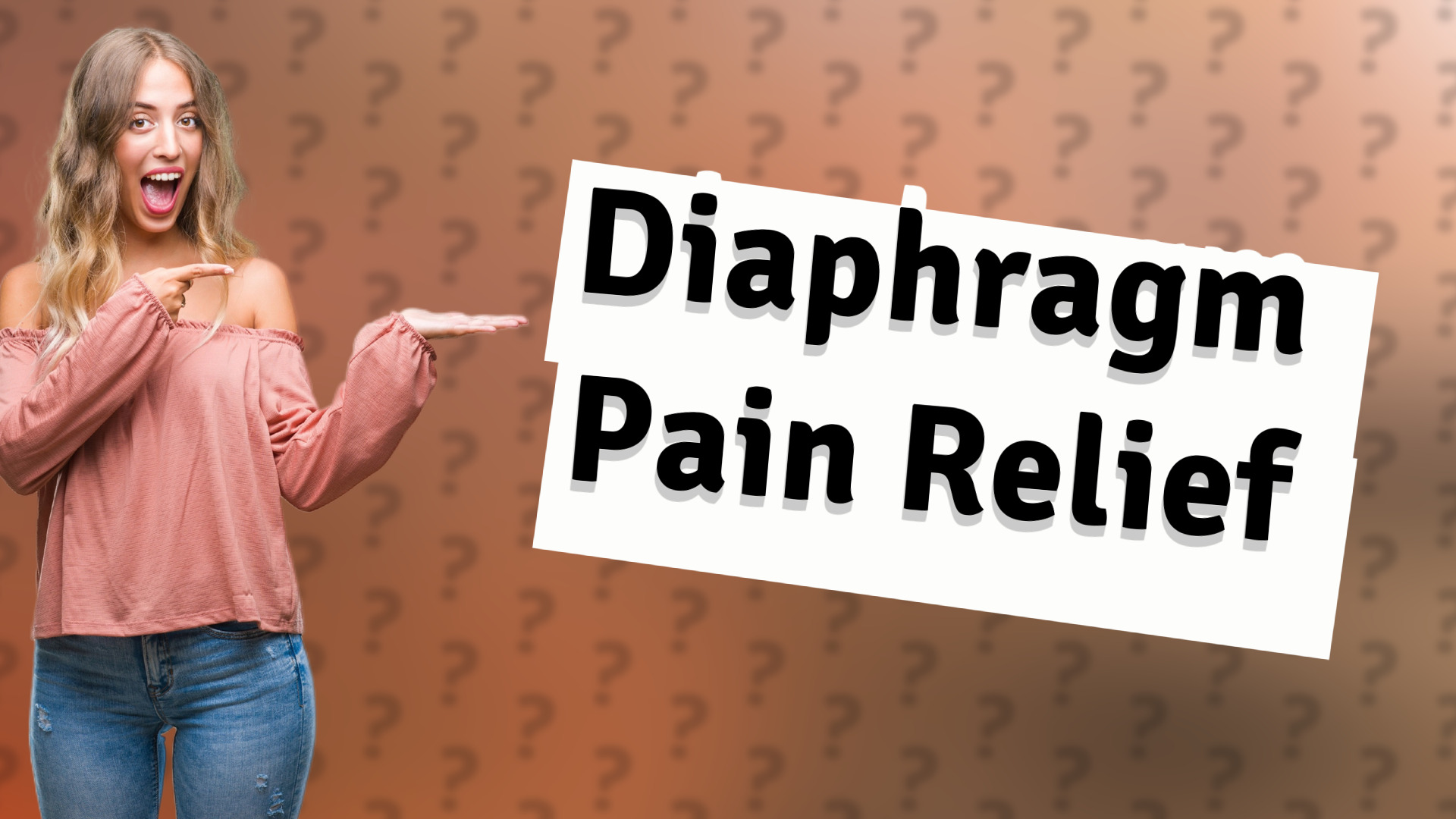 Diaphragm Pain Relief
