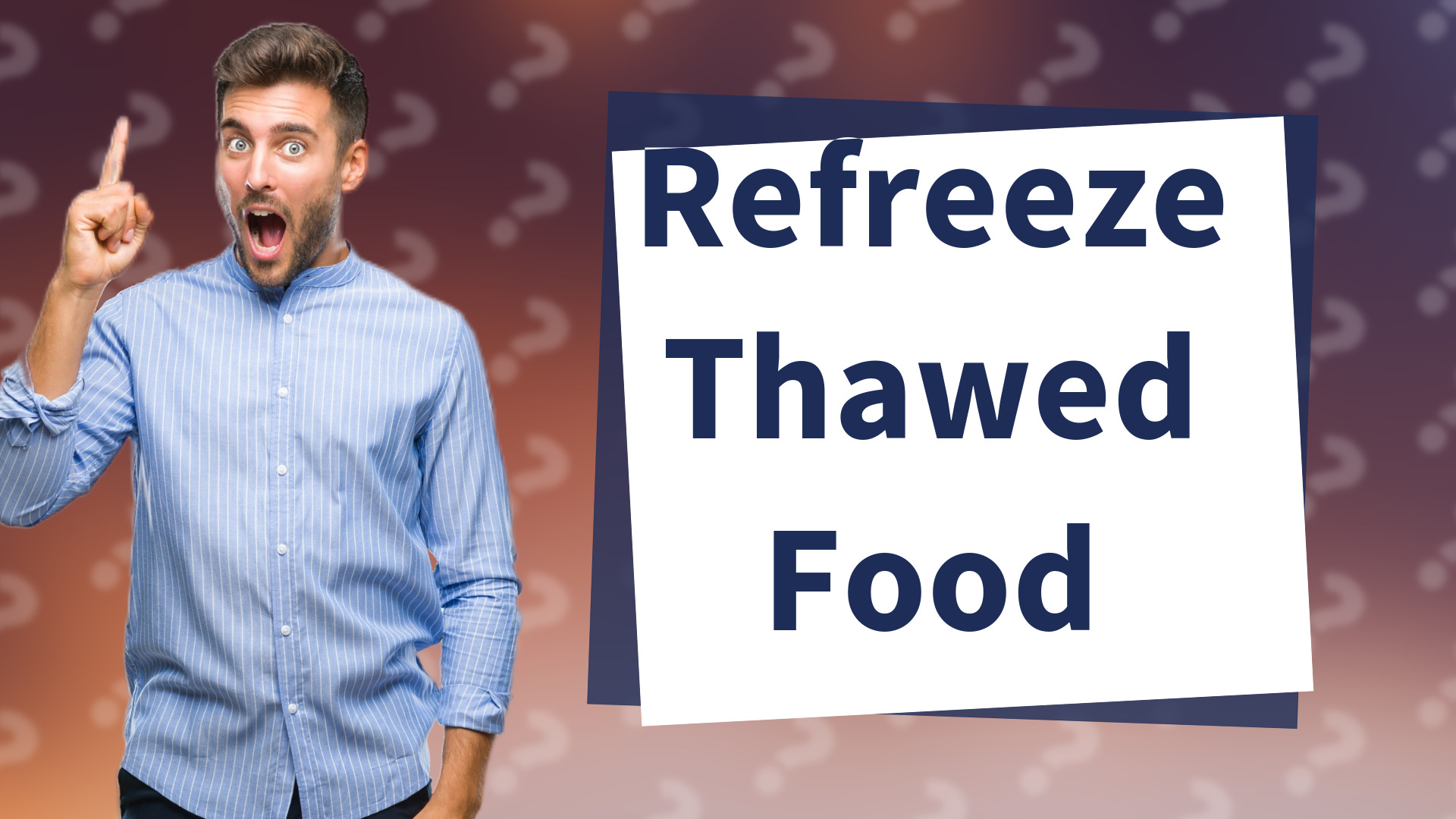 Refreeze Thawed Food