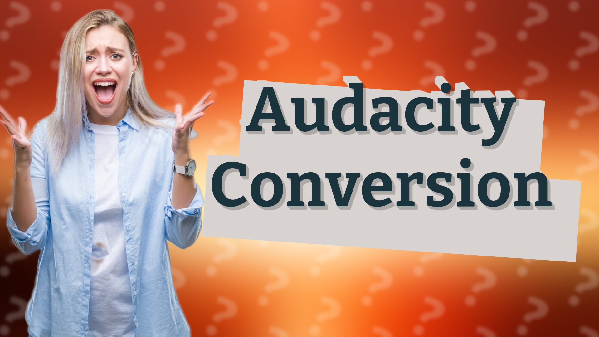 Audacity Conversion