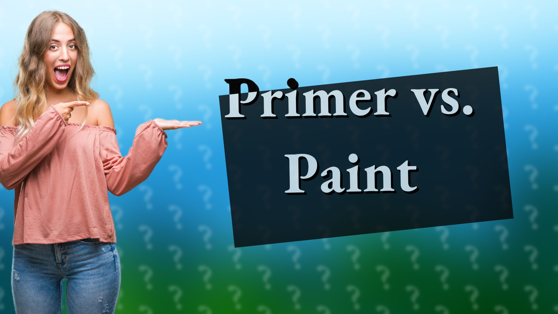 Primer vs. Paint