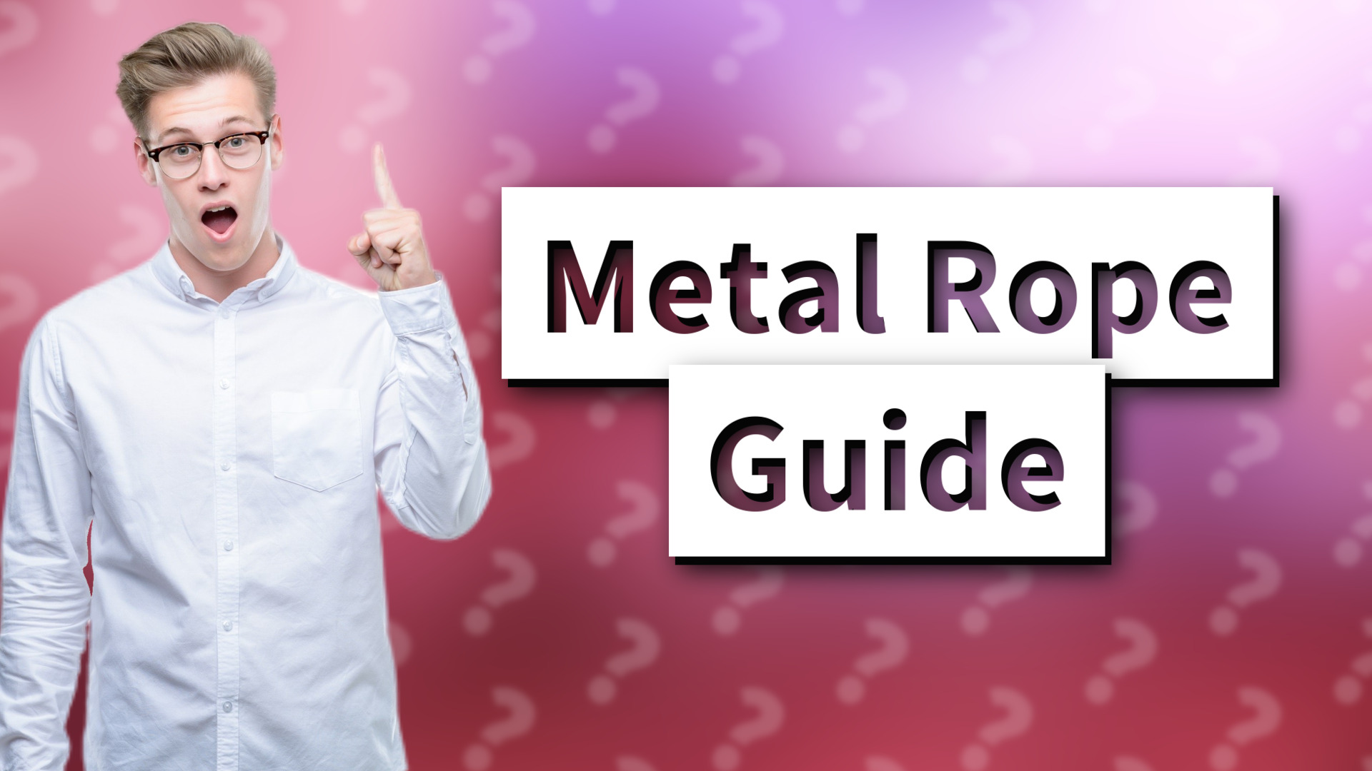 Metal Rope Guide