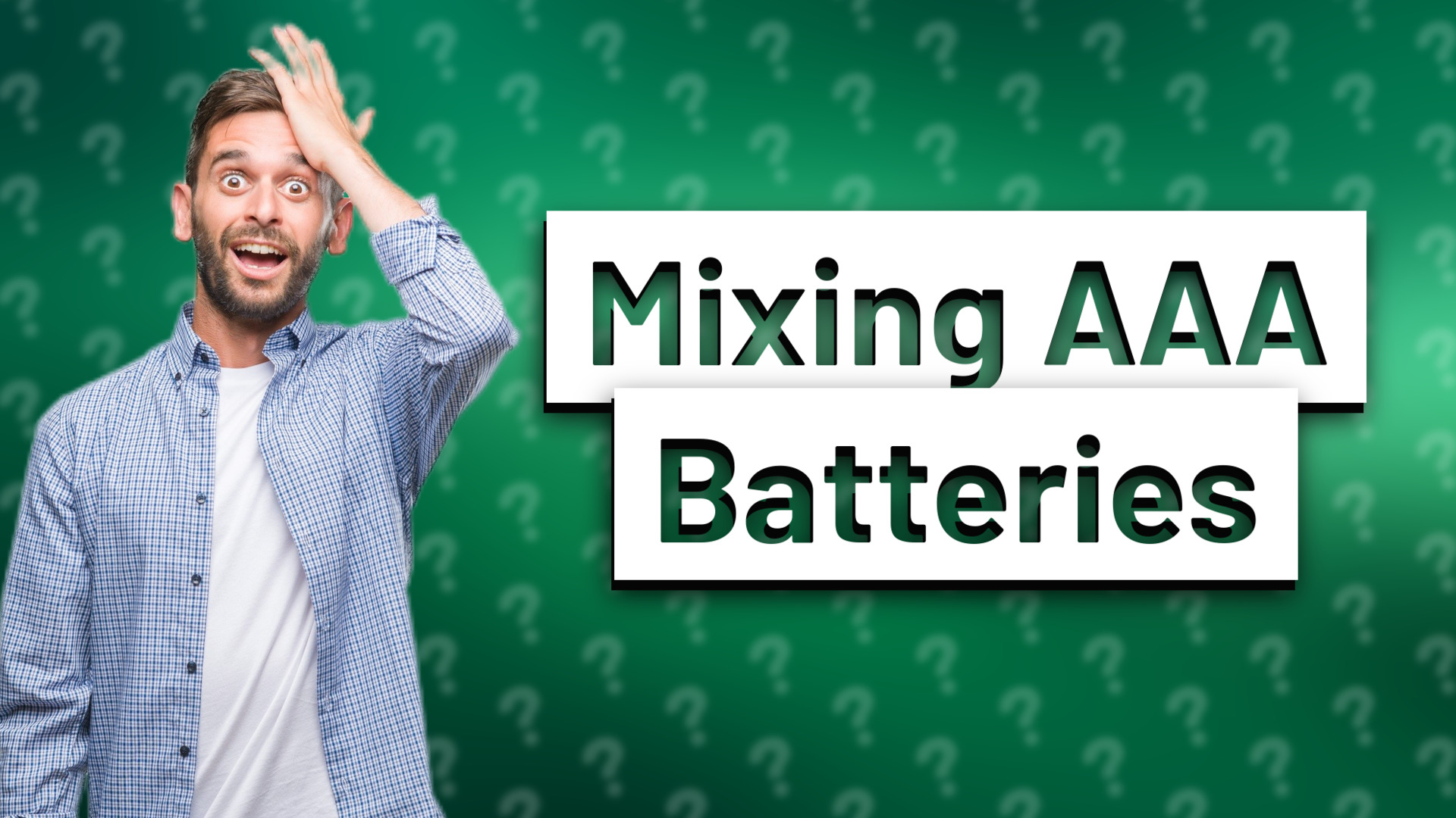 Mixing AAA Batteries