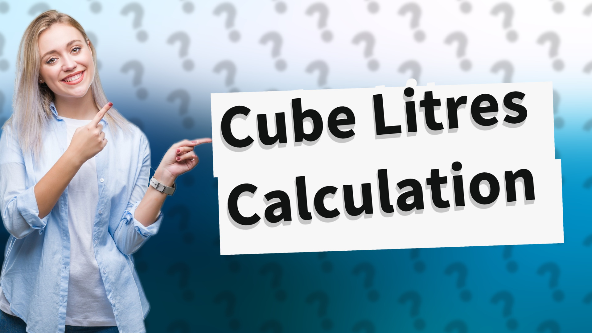 Cube Litres Calculation