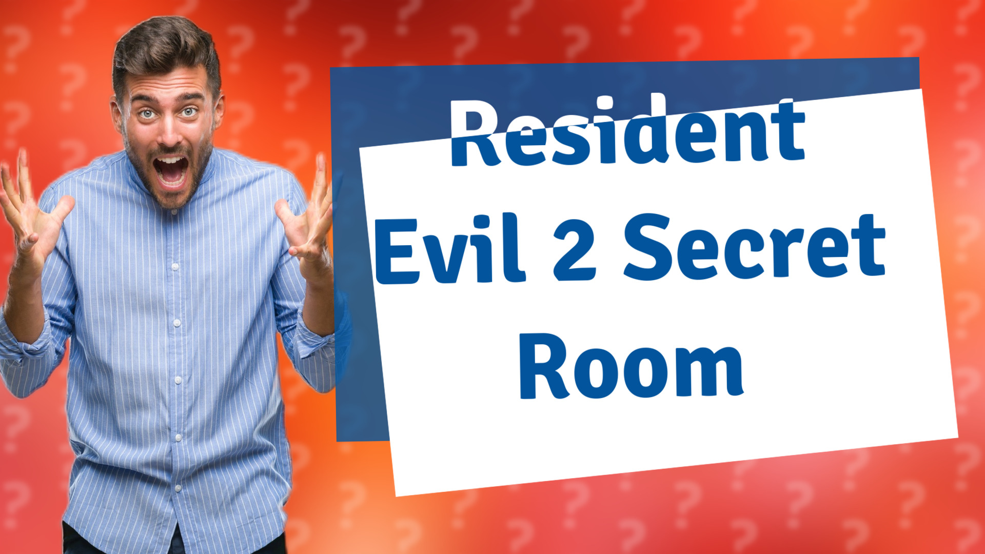 Resident Evil 2 Secret Room